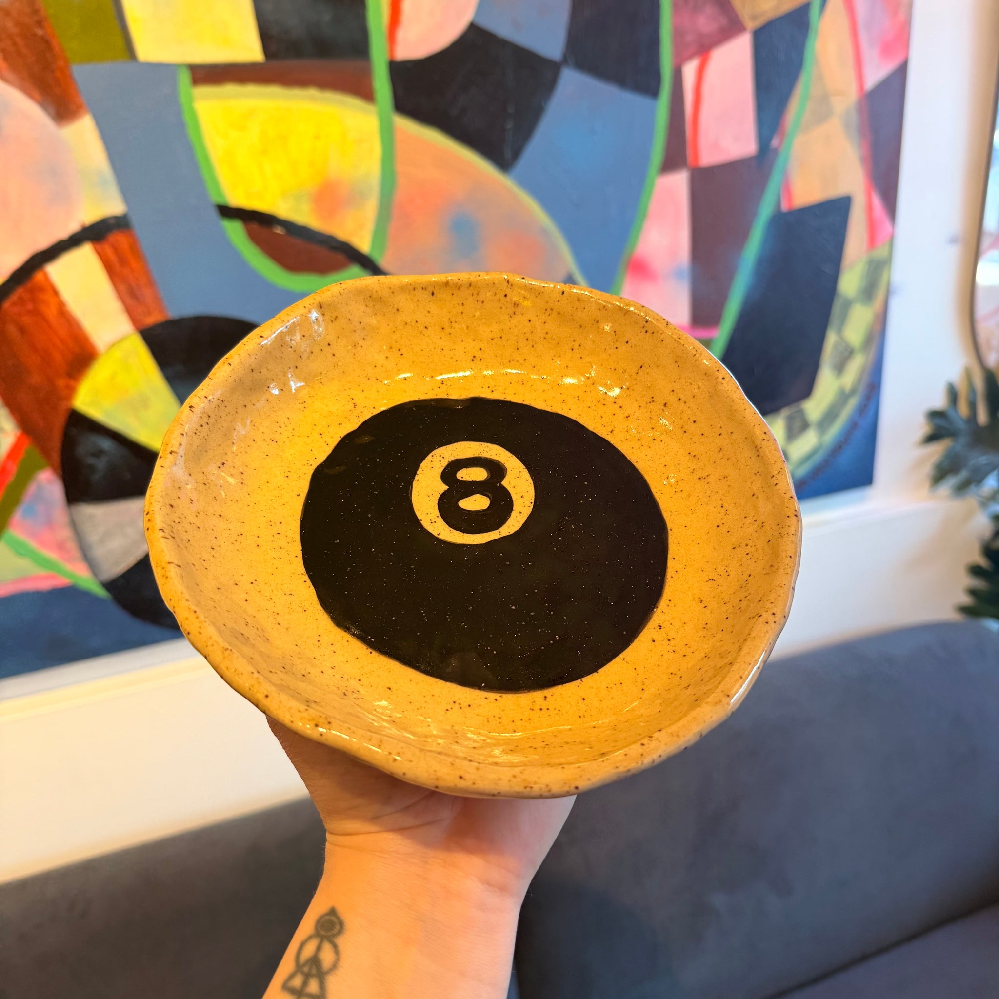 Large 8-Ball Bowl | Lucky Lucky