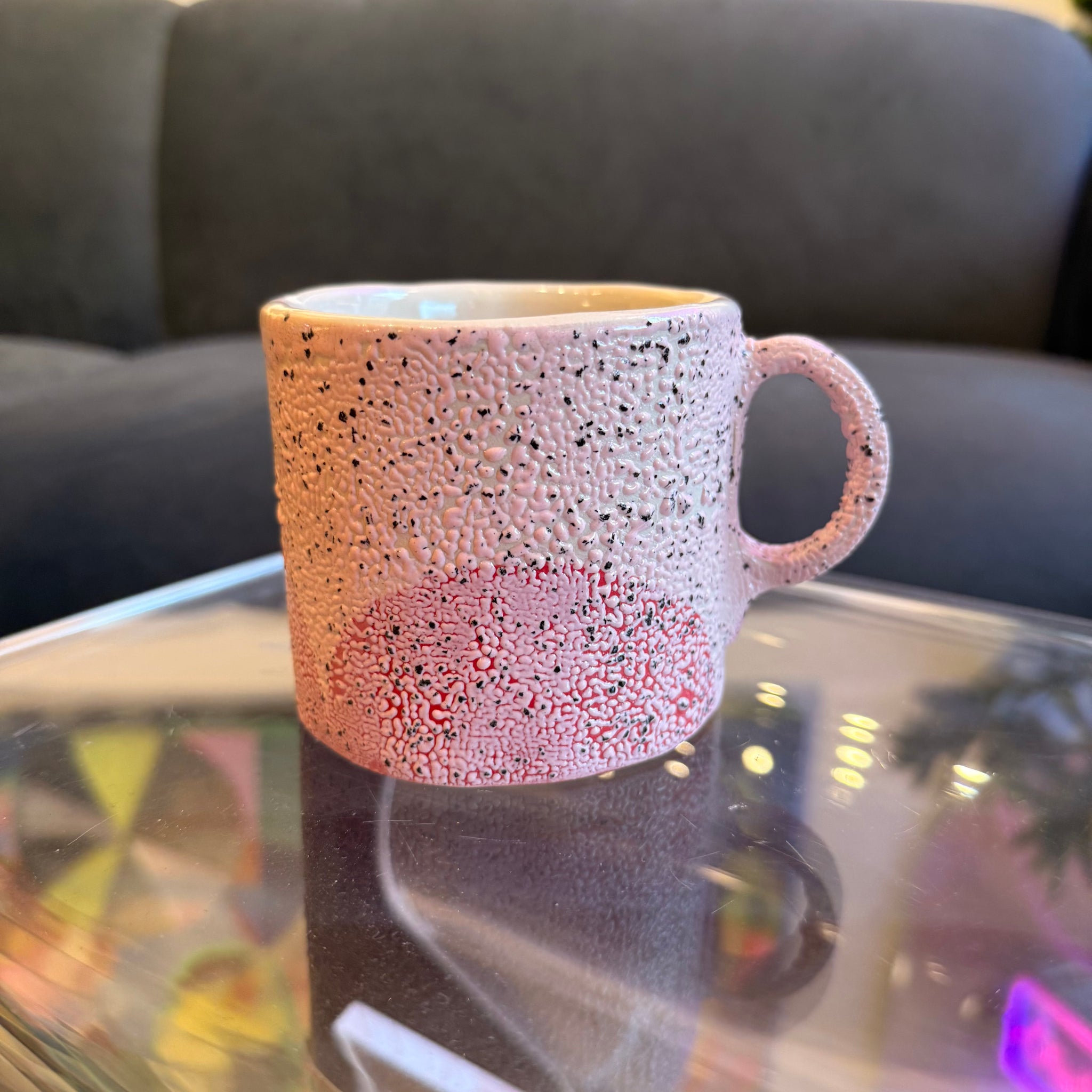 Pink Crawl Cloud Mug | Bad Mood Design