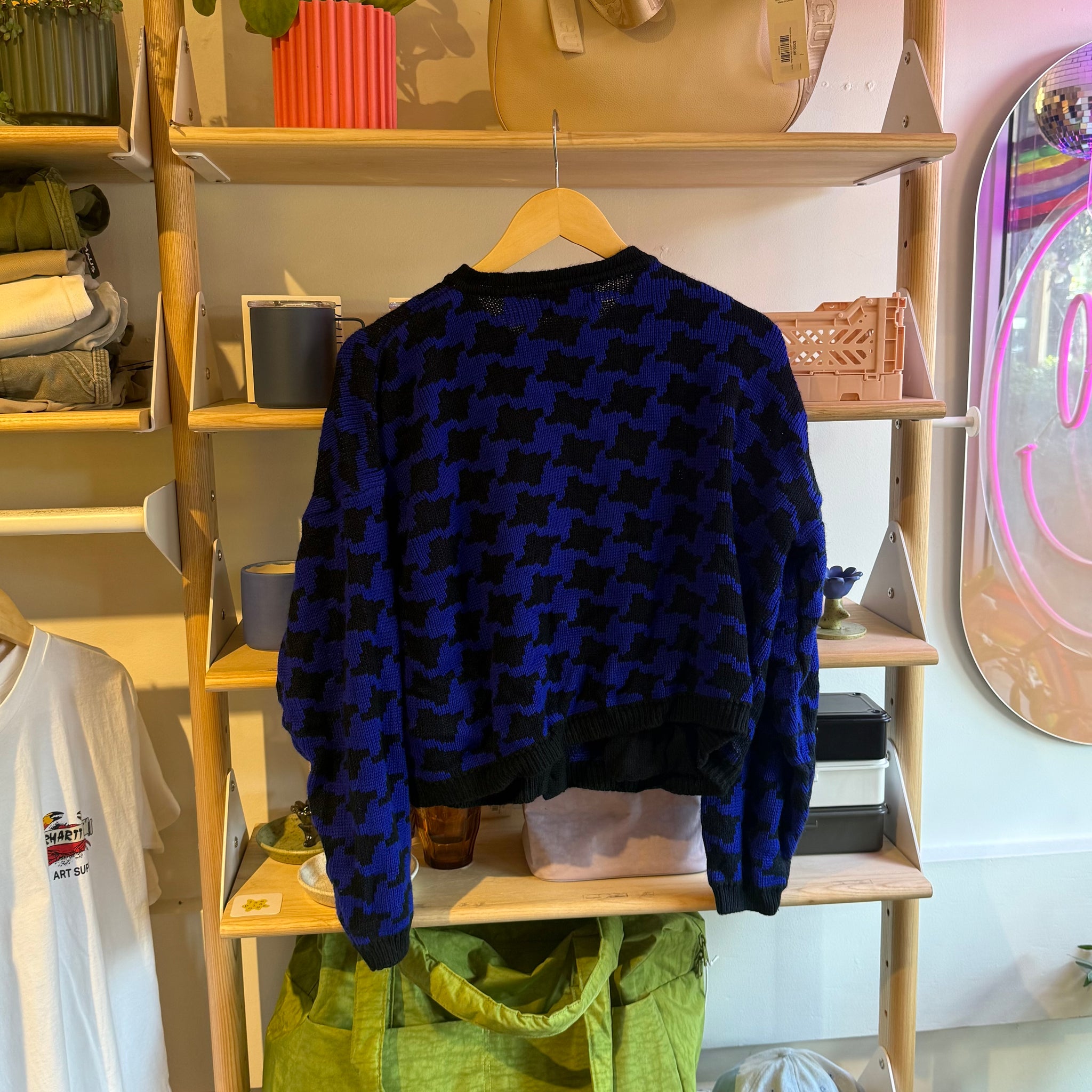 Blue and Black Cardigan | S