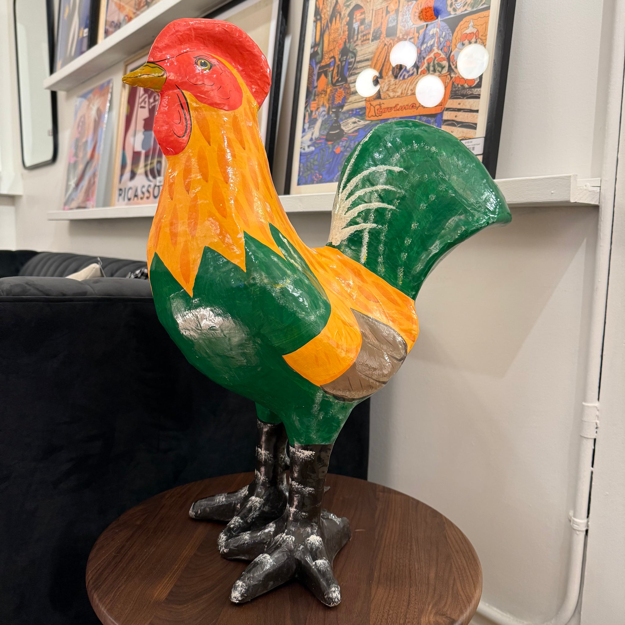 Paper Mache Rooster