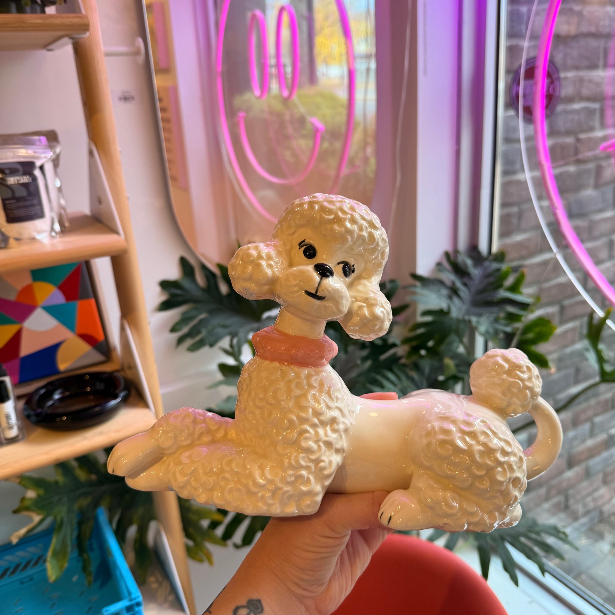 Atlantic Mold Ceramic Poodle Figurine