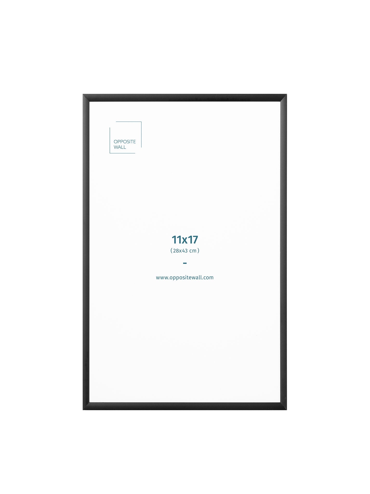 Black Metal Frame, 11x17 in | 28x43 cm