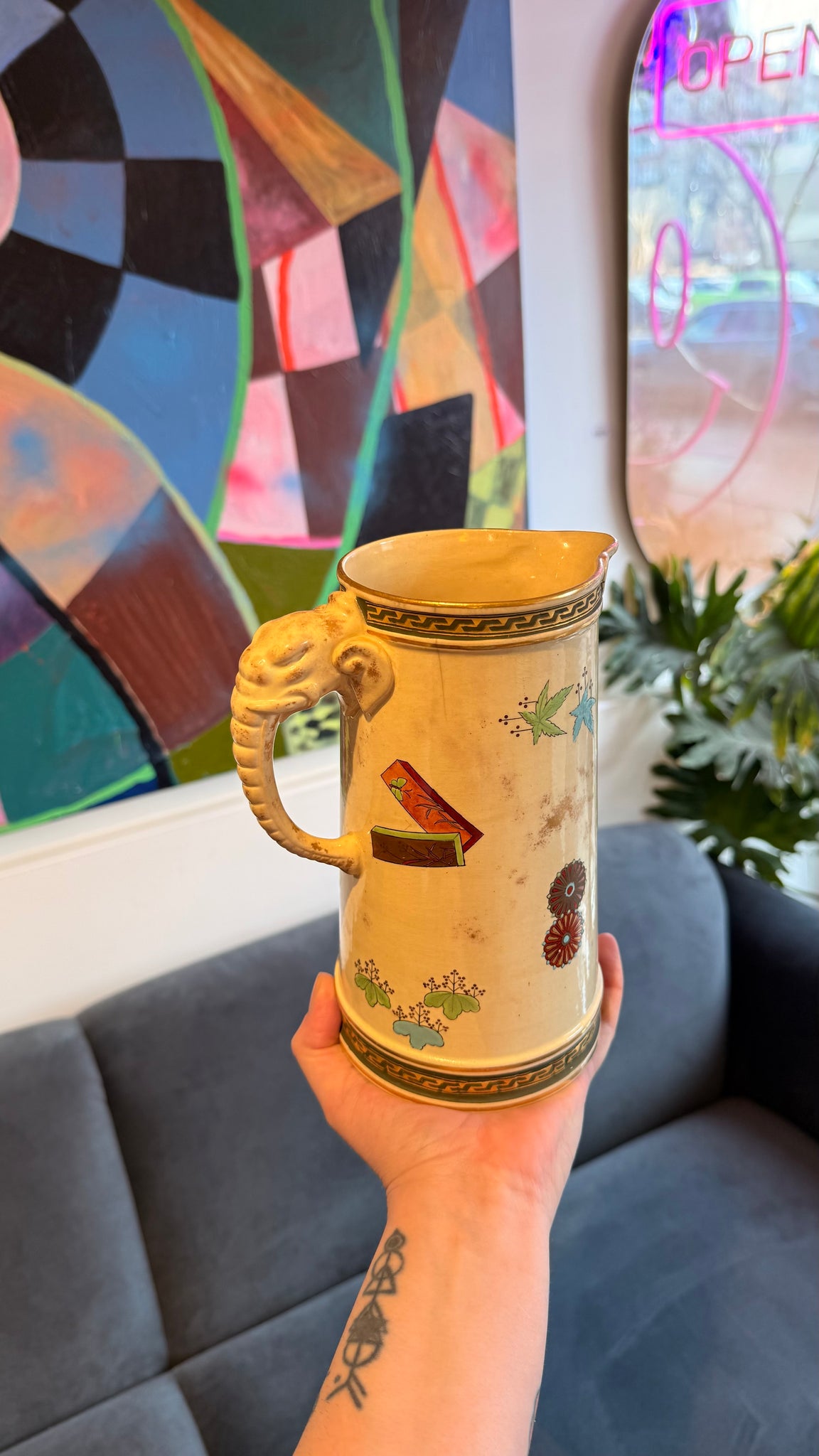 Royal Worcester Pitcher C.1875