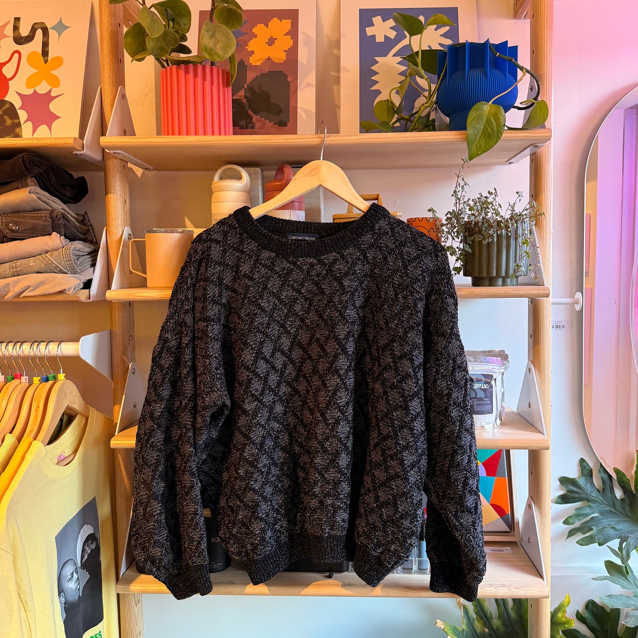 Black and Grey Sweater | L