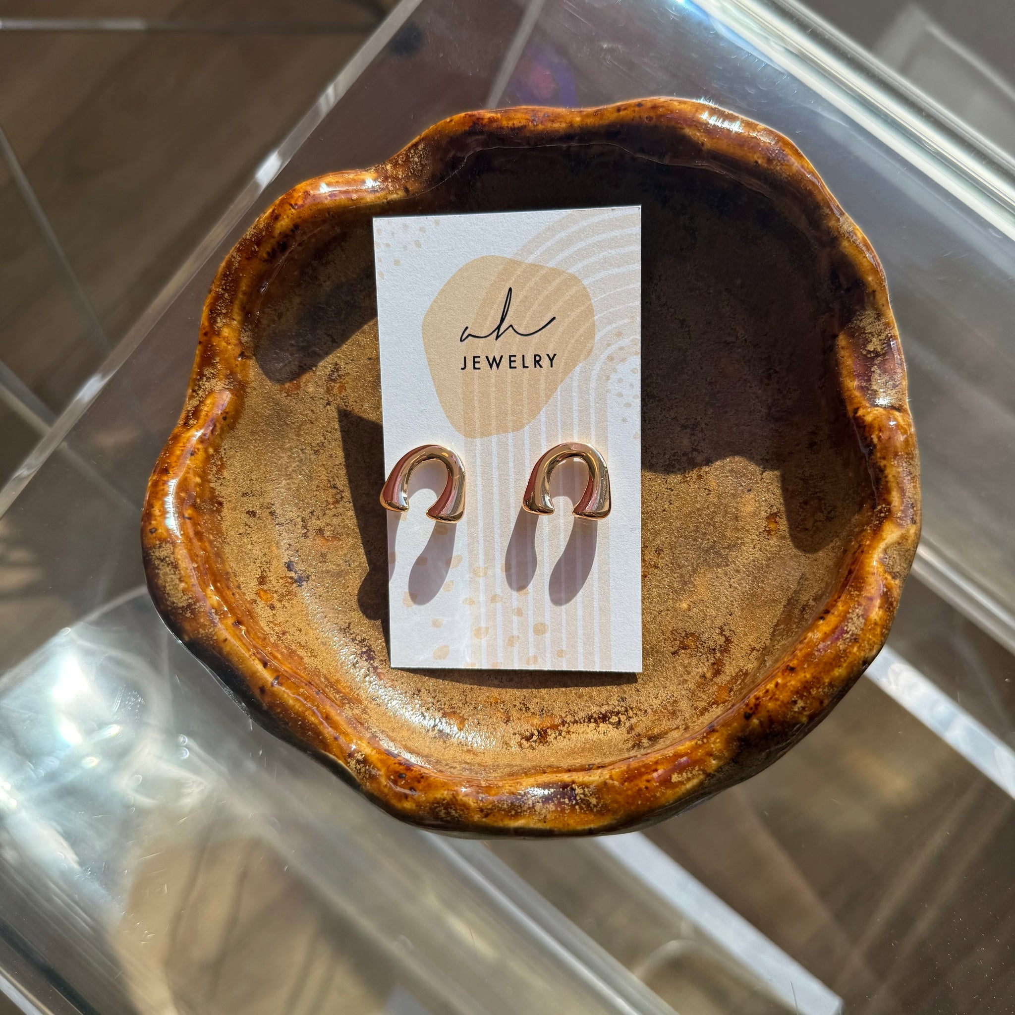 Chunky Arch Earrings | AH Designs
