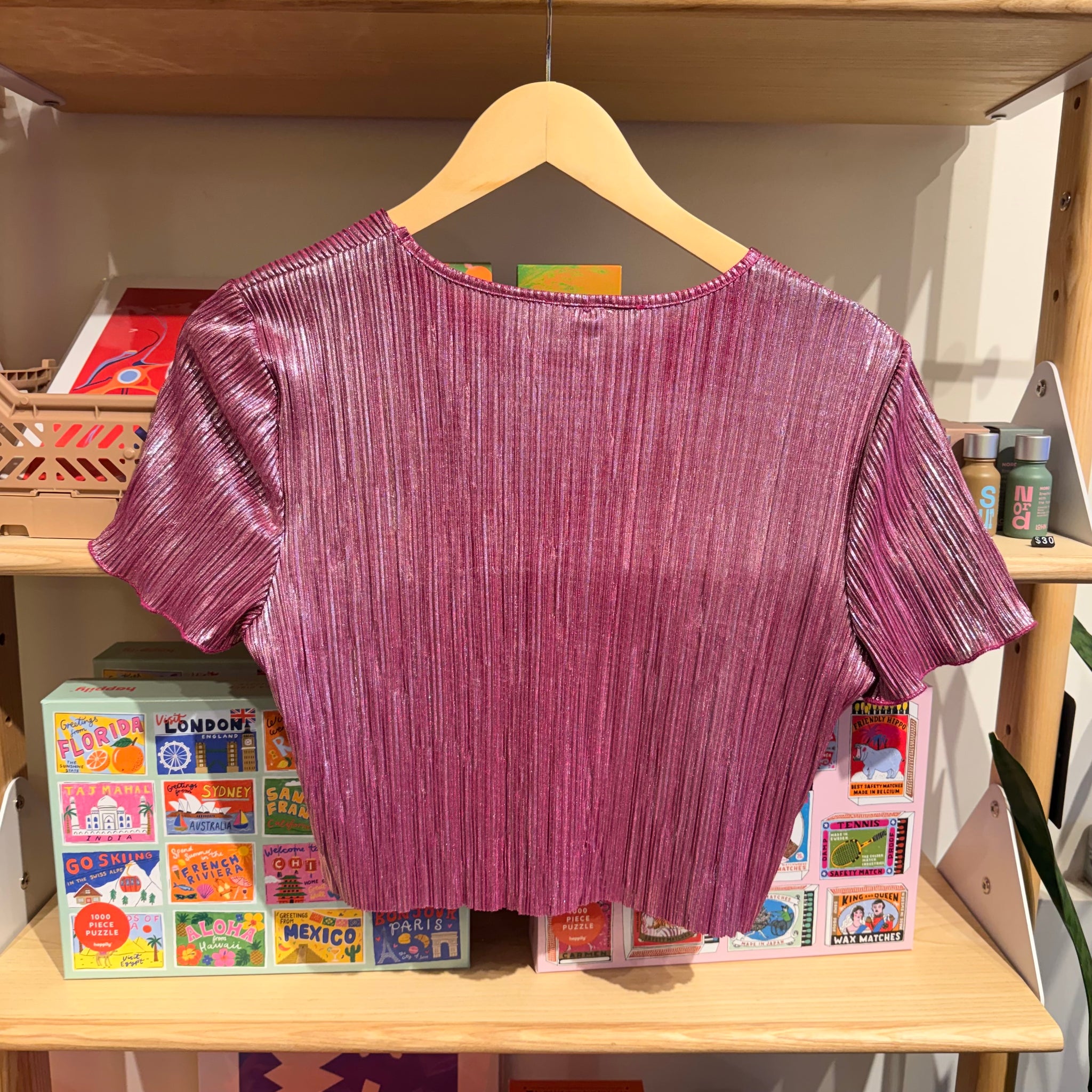 Shimmer Pink Tee | S-M