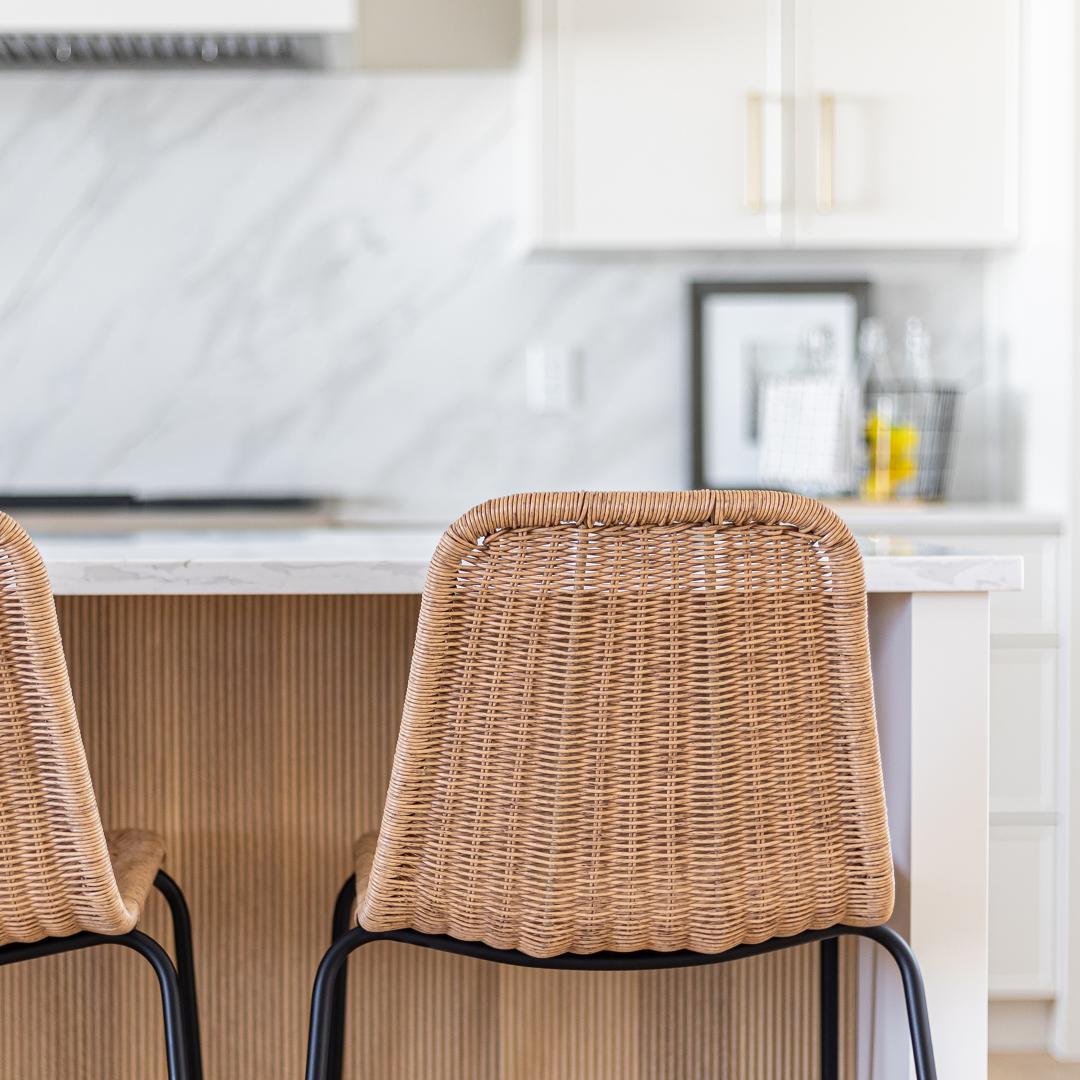 Calabria Stackable Counter Stool - Natural