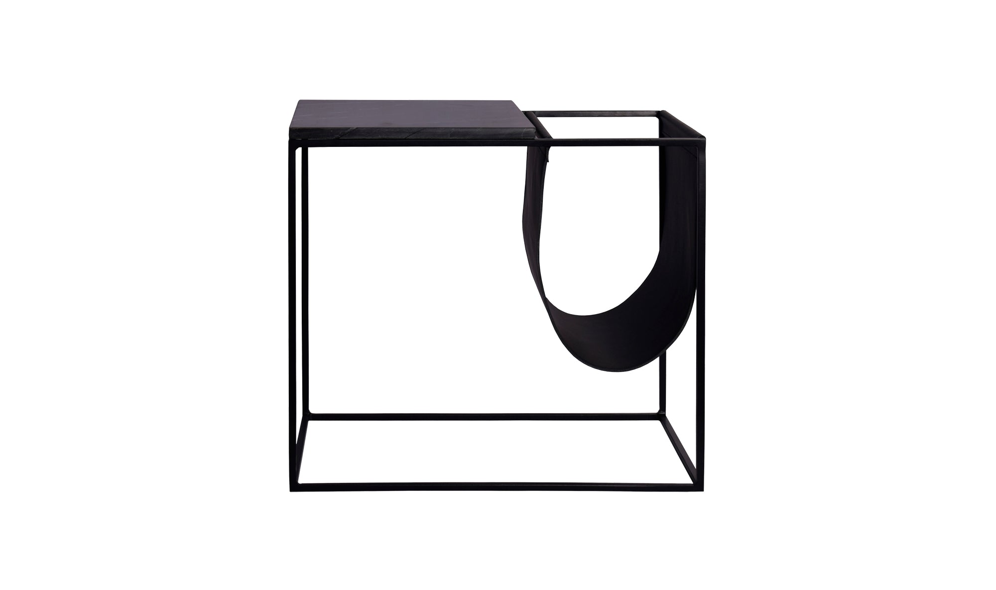 Cave Magazine Rack- Black