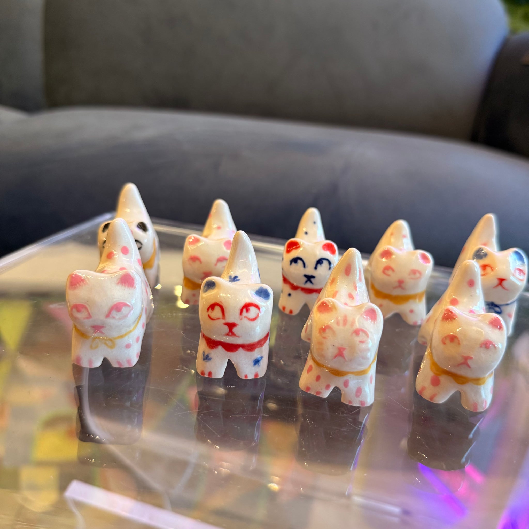 Mini Cat Figurines | Bad Mood Design