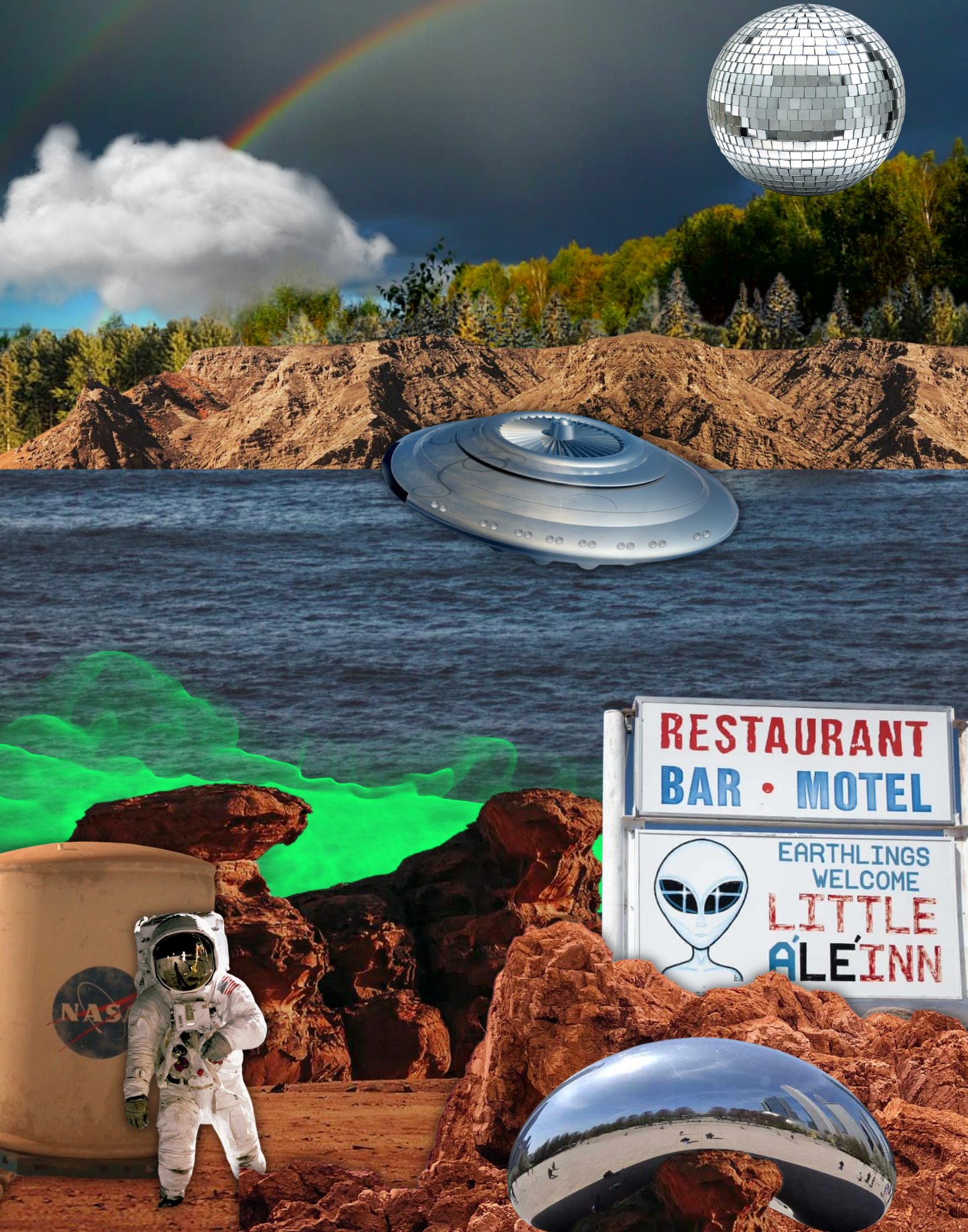 Alien Postcard