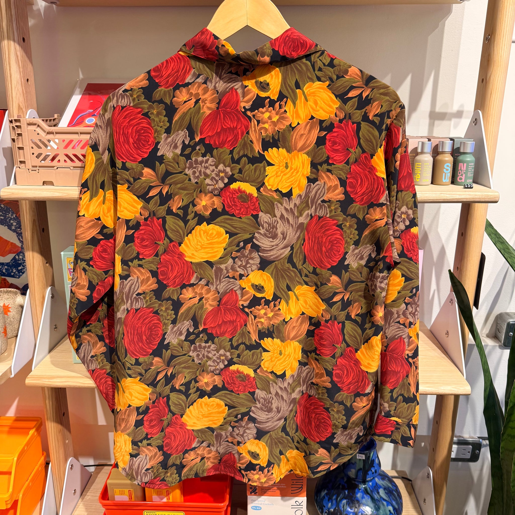 Autumn Florals Button Up | S