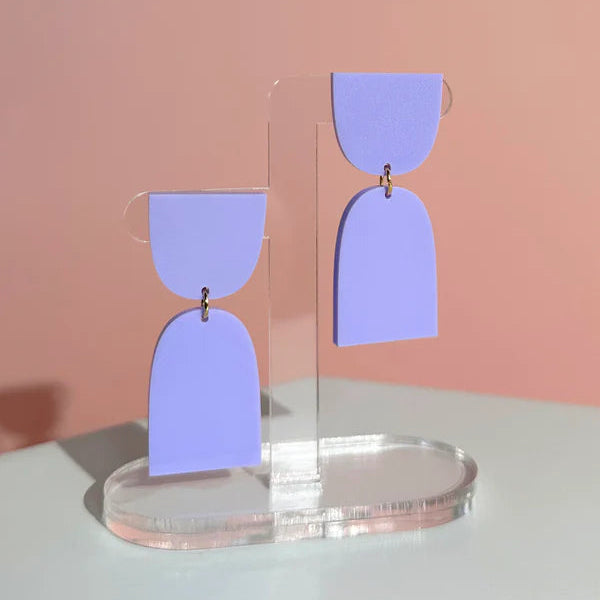 Cinch Earrings - Pastel Lilac | Combinist Goods