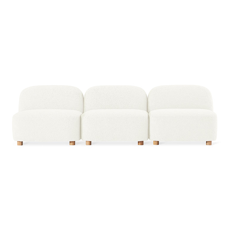 Circuit Modular 3-pc Armless Sofa