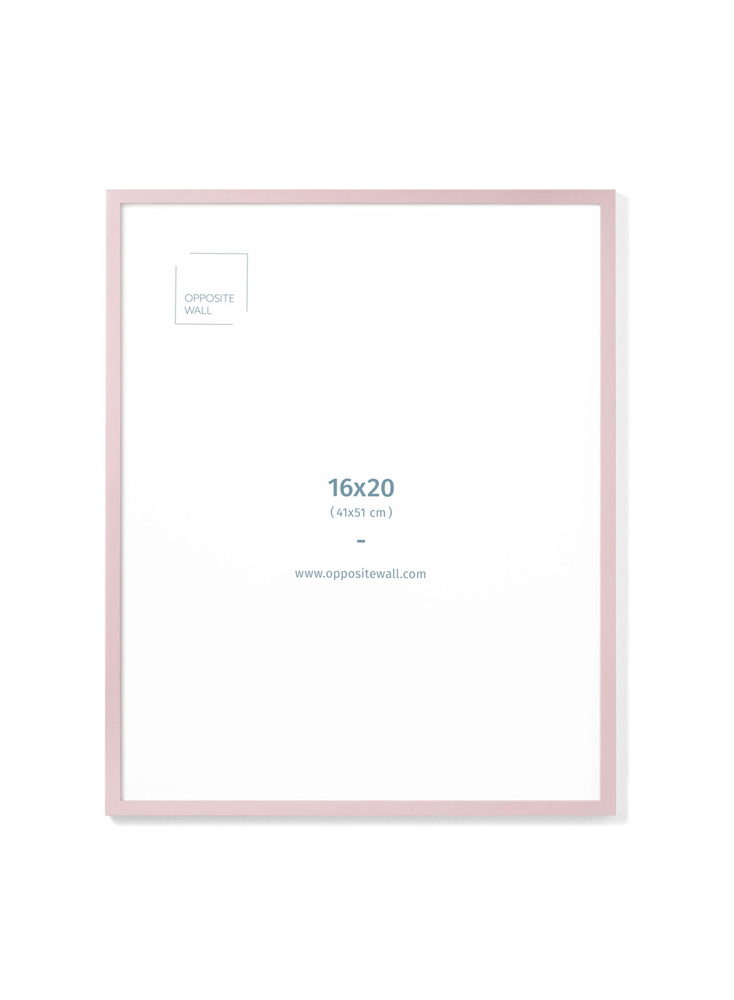 Pink Wood Frame, 16x20 in | 41x51 cm