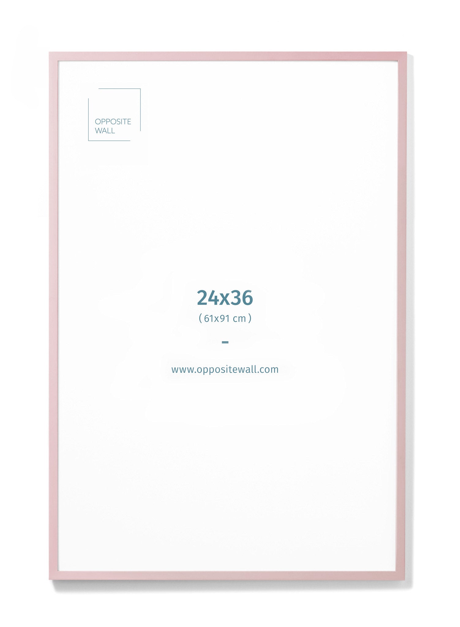 Pink Wood Frame, 24x36 in | 61x91 cm