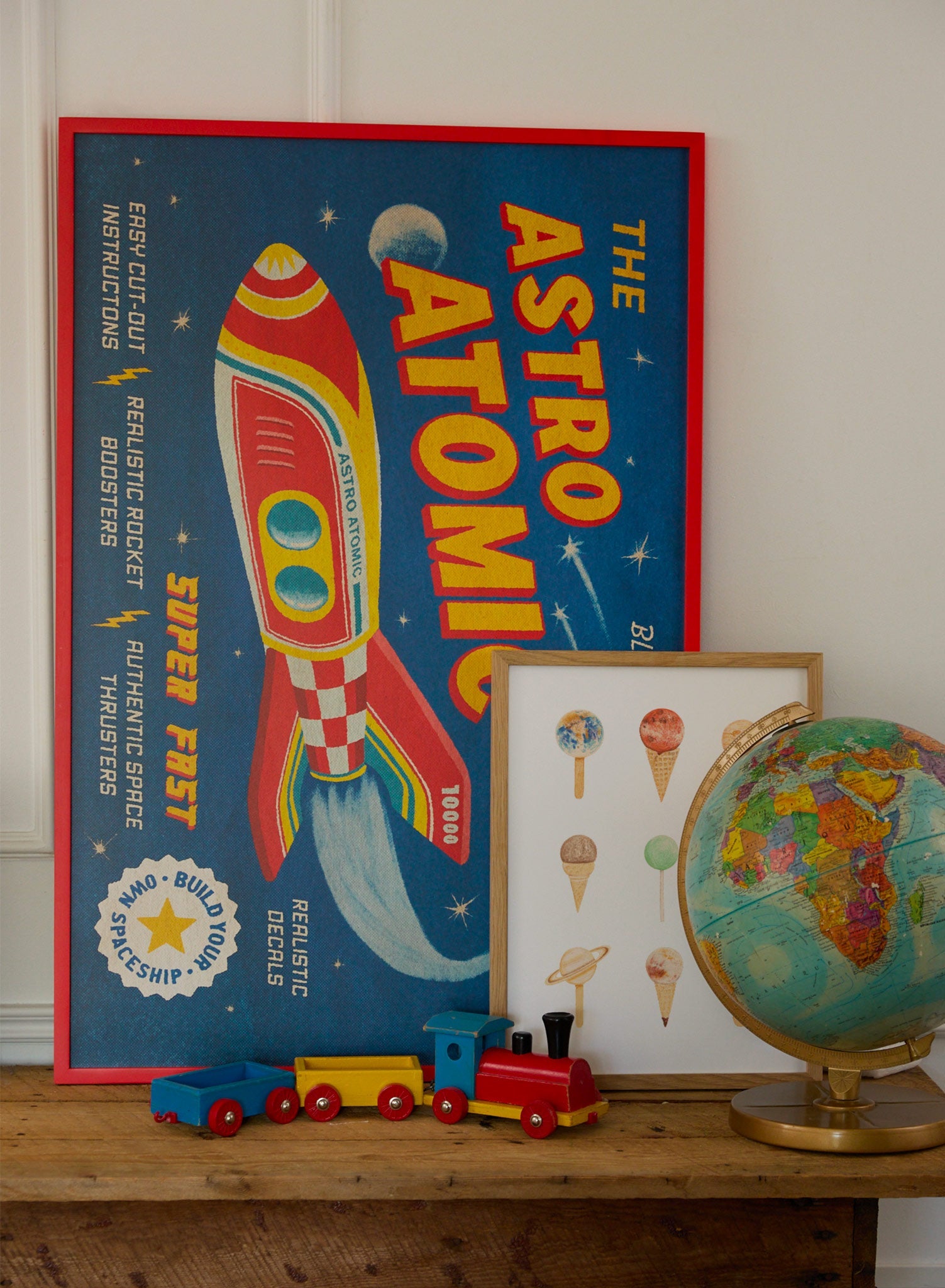 Poppy Wood Frame, 8x10 in | 20x25 cm