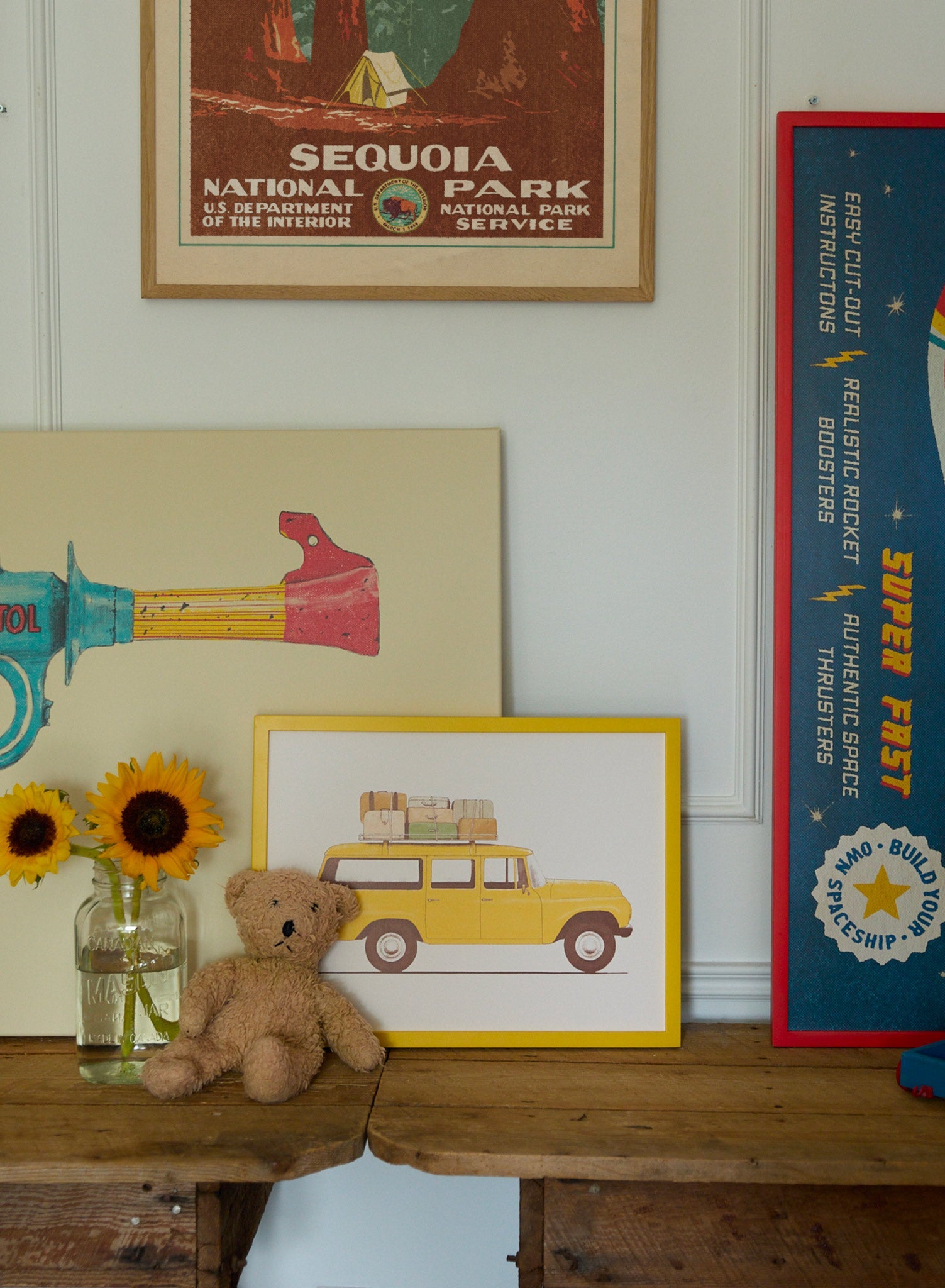 Marigold Wood Frame, 24x36 in | 61x91 cm