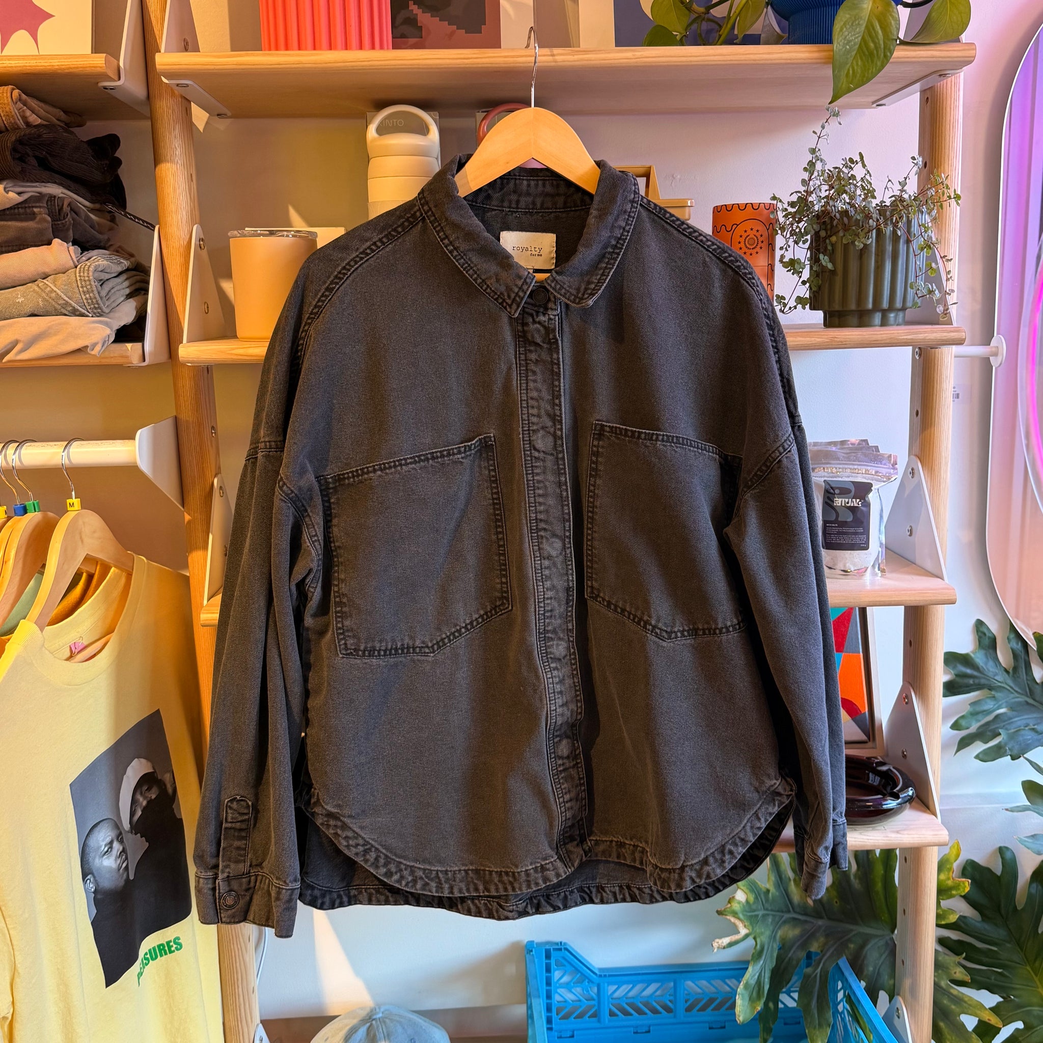 Black Denim Jacket | XL