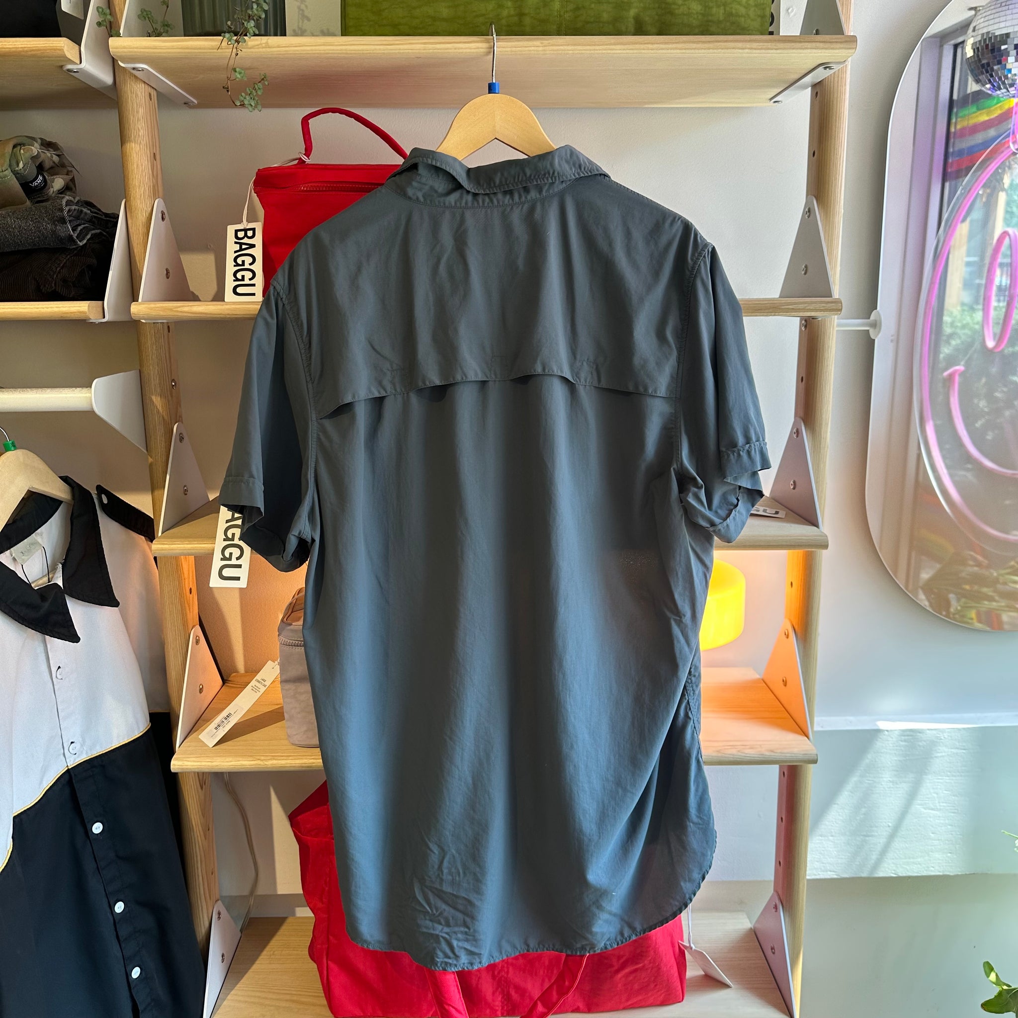 Grey Button Up |  2XL