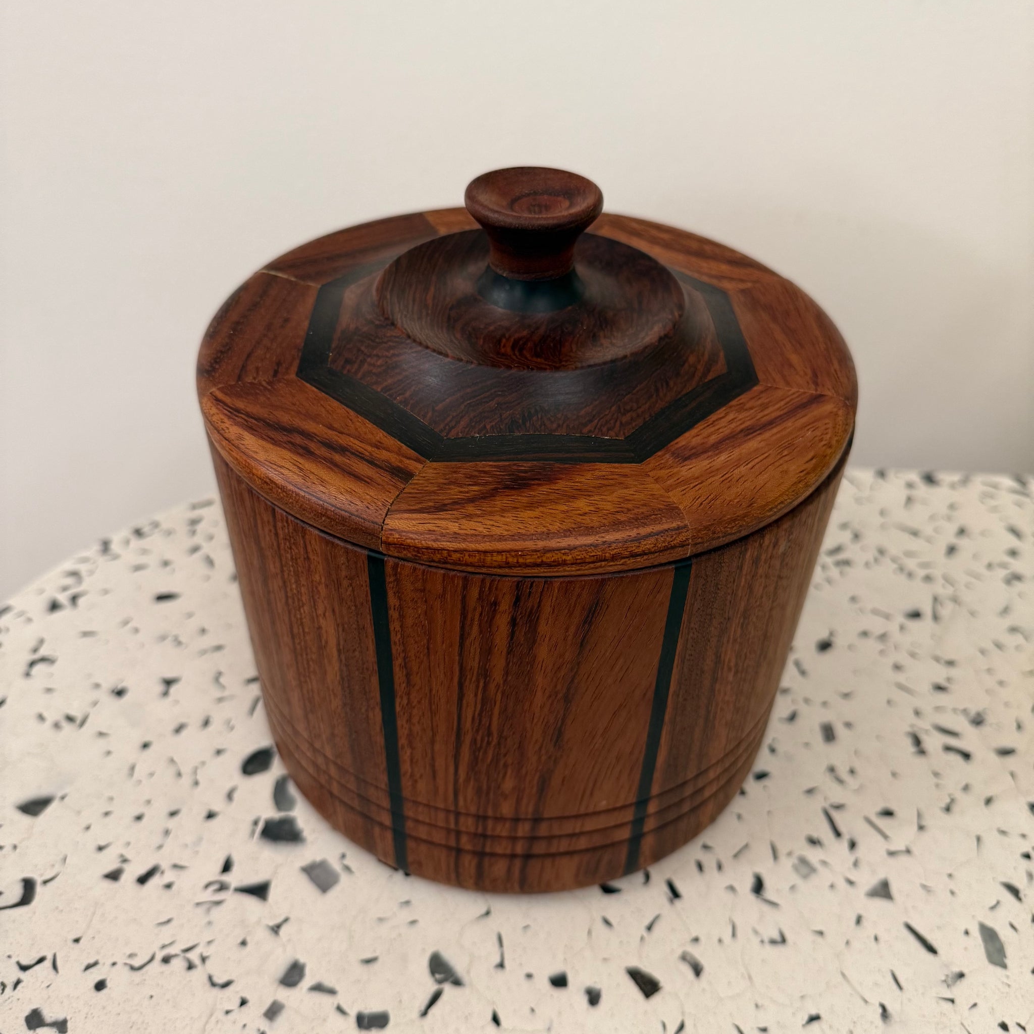 Mid Mod Rosewood Ice Bucket