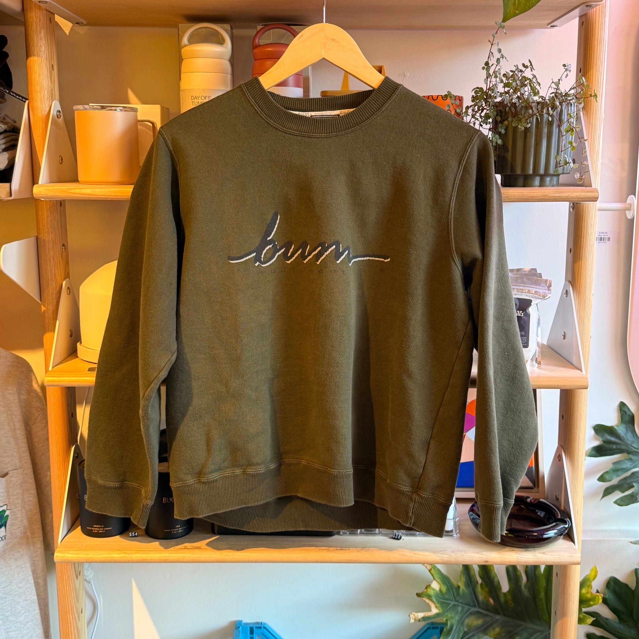 B.U.M. Green Crewneck | S