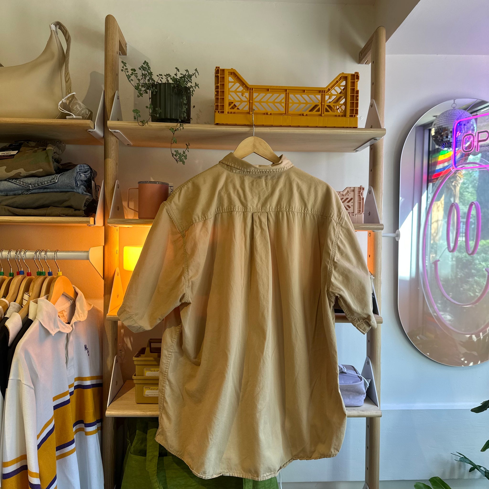 Beige Button Up | XL