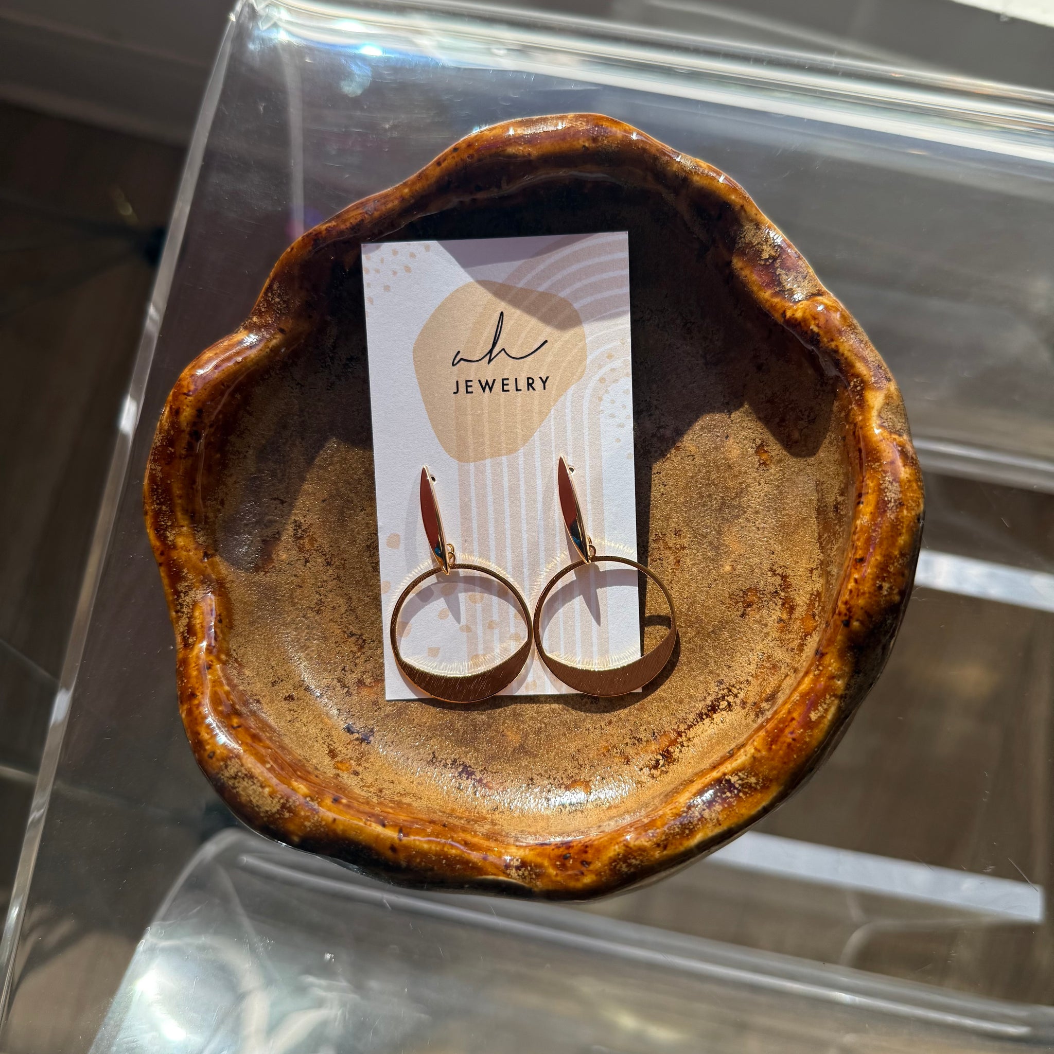 Eclipse Drop Earrings | AH Designs