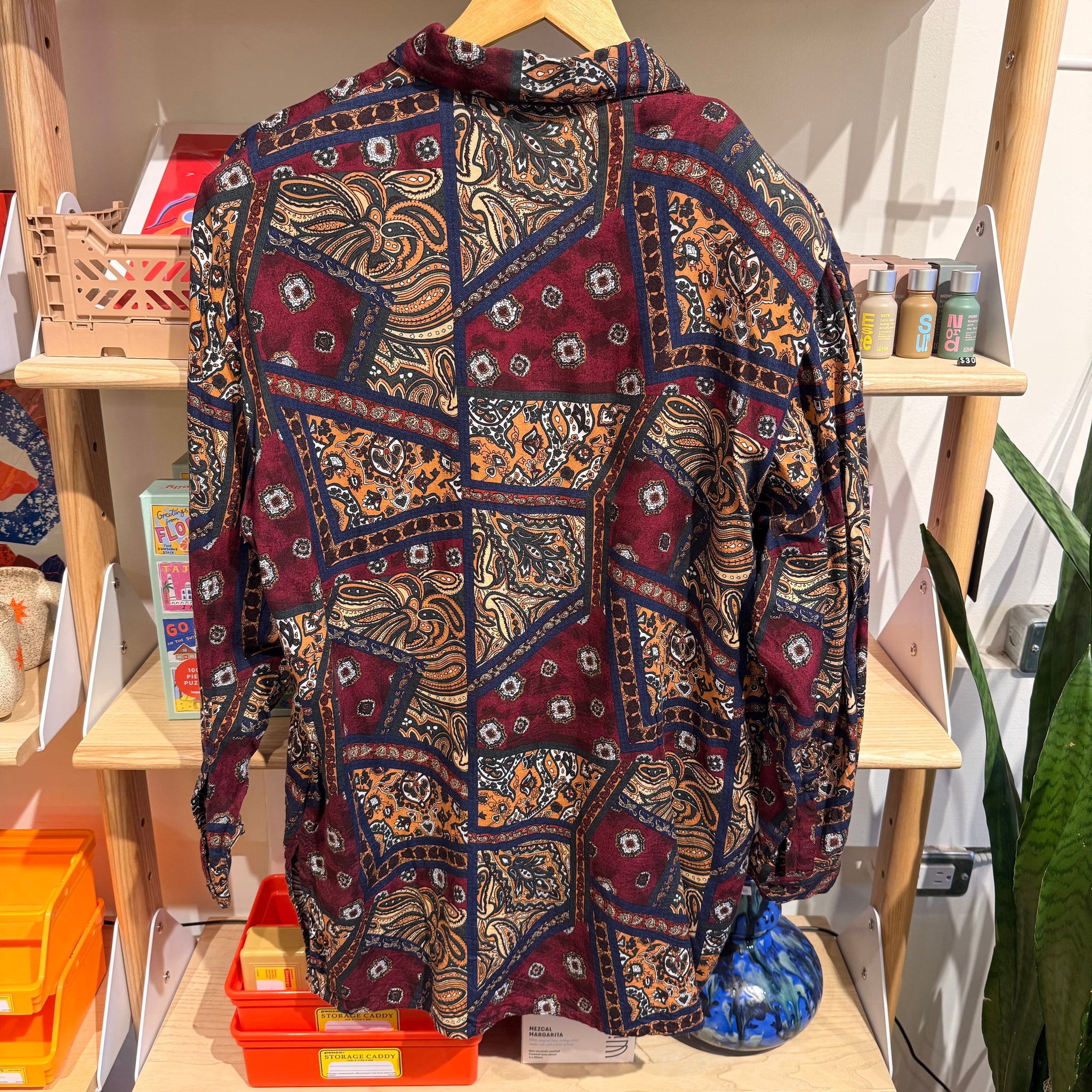 Brocade Button Up | M