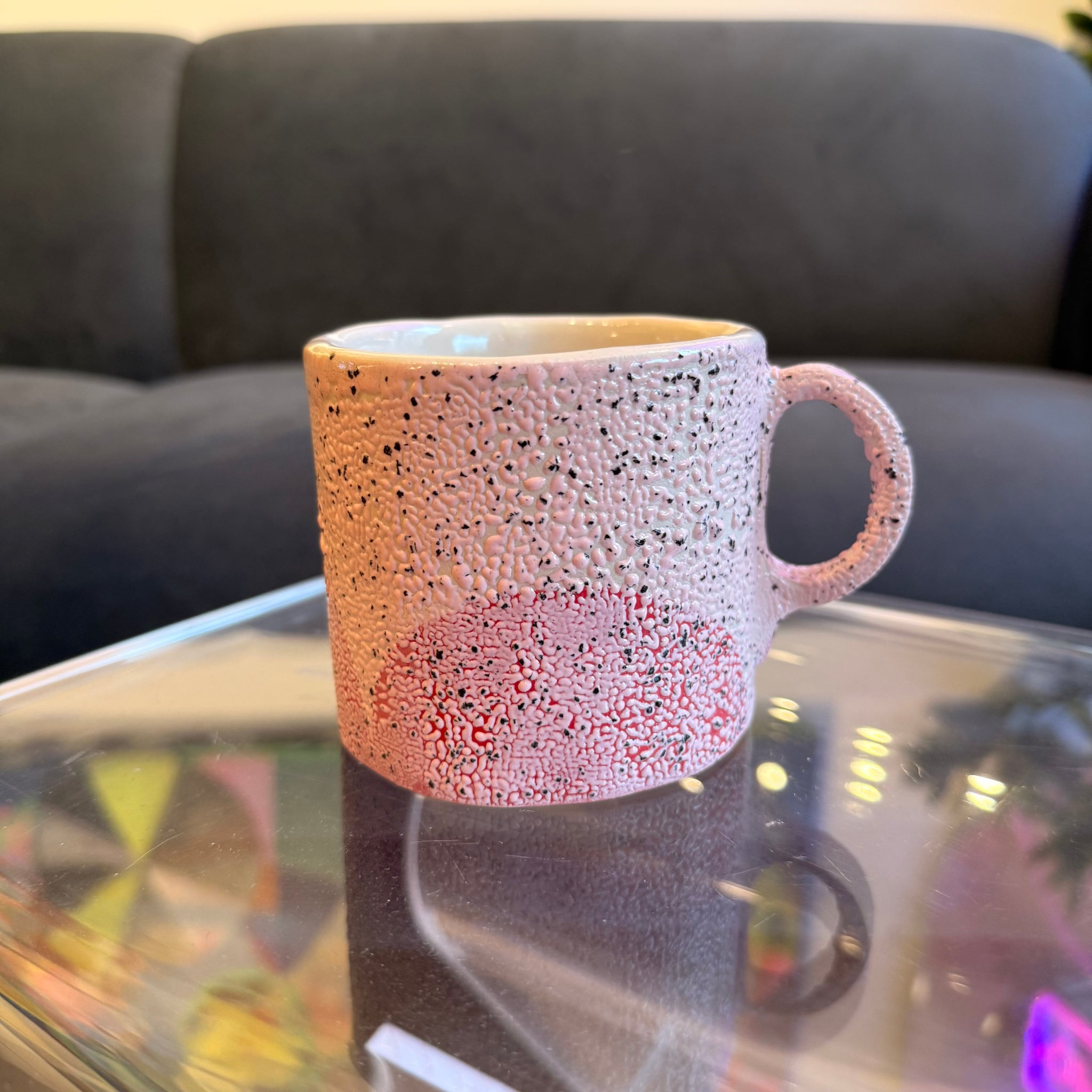 Pink Crawl Cloud Mug | Bad Mood Design
