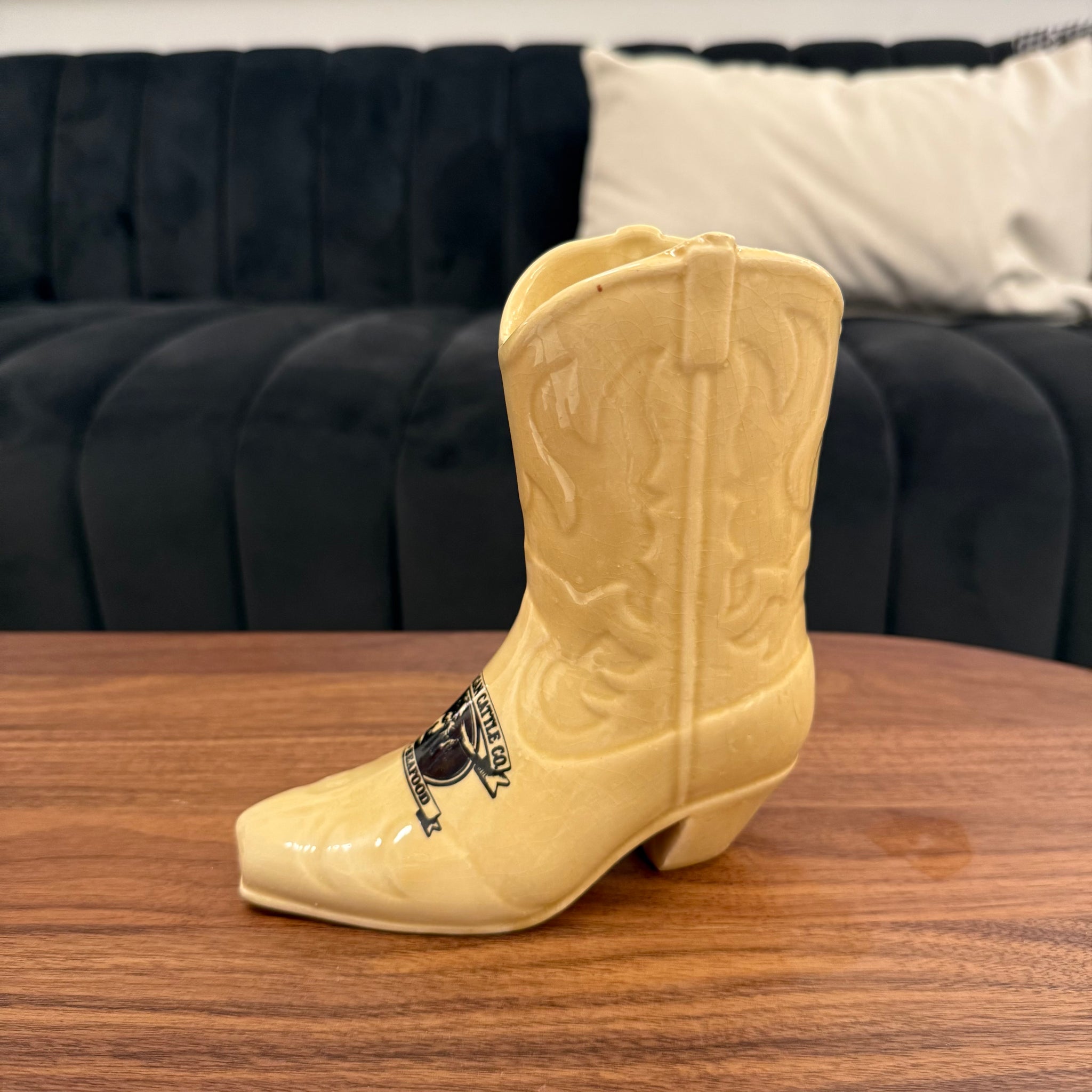 Cowboy Boot Vase