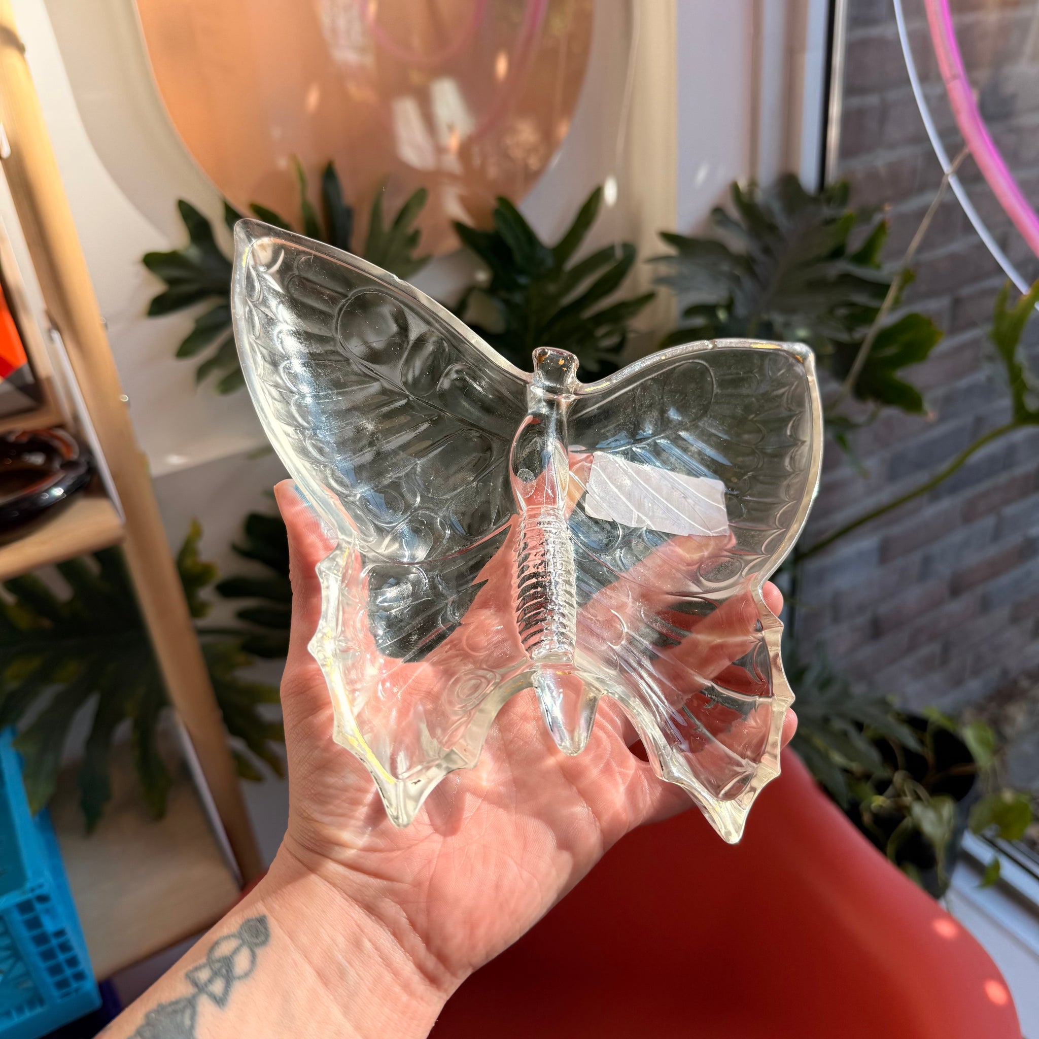 Butterfly Glass Dish