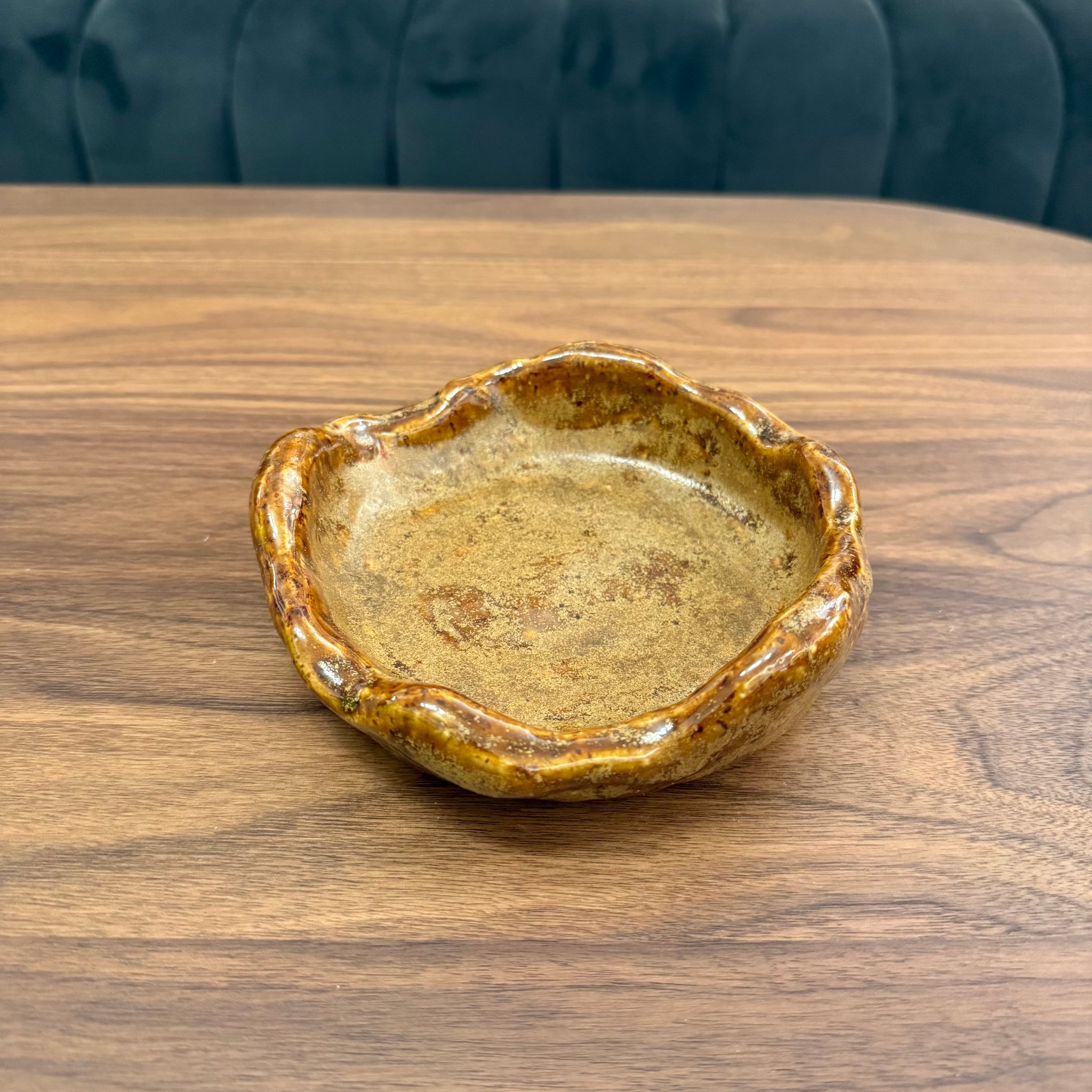 Amber Blob Plate - Medium | Lucky Lucky