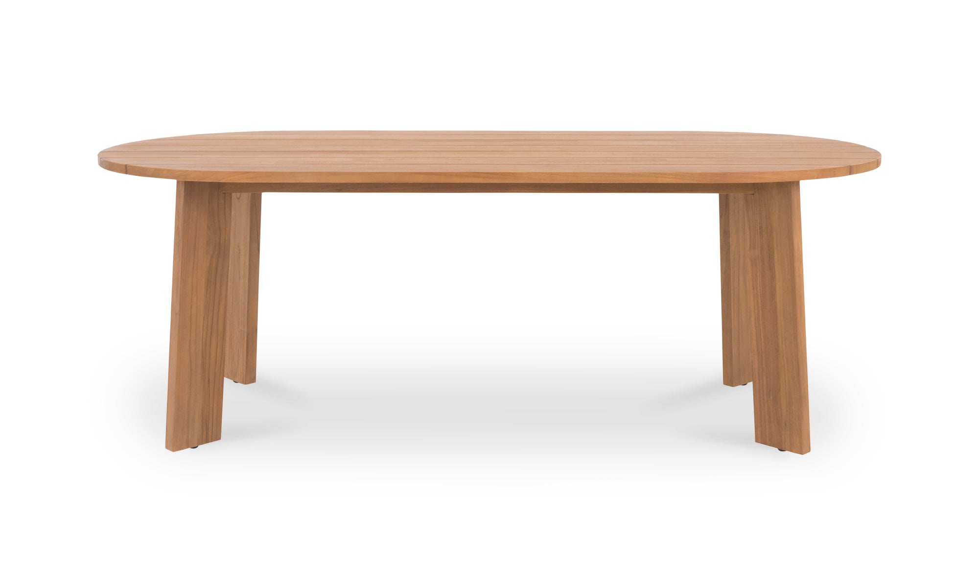 Delta Oval Outdoor Dining Table | Natural