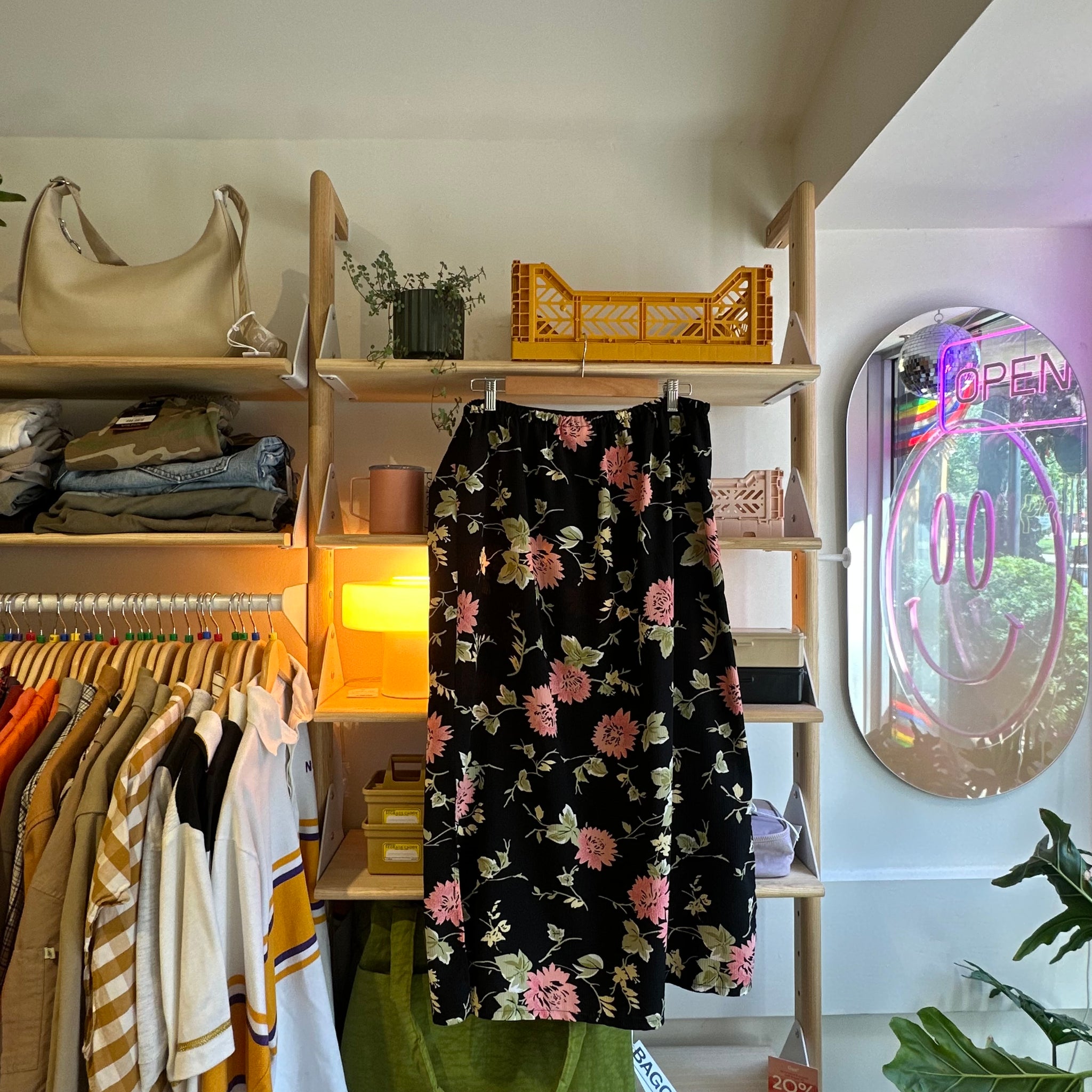Pink Floral Skirt | 34