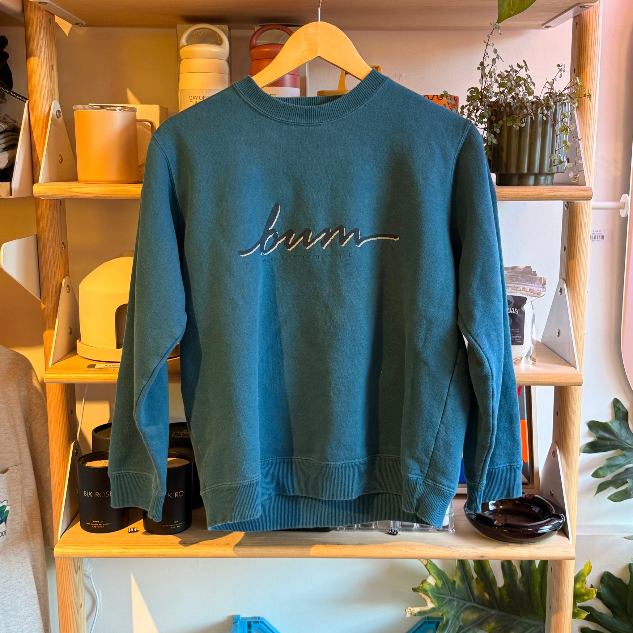B.U.M. Teal Crewneck | S