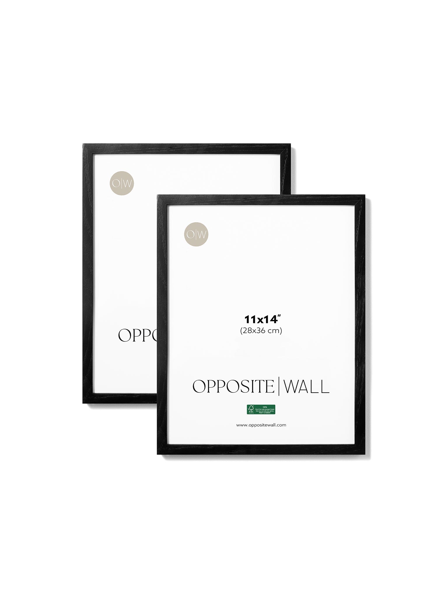 Black Oak Frame (2 Pack), 11x14 in | 28x36 cm