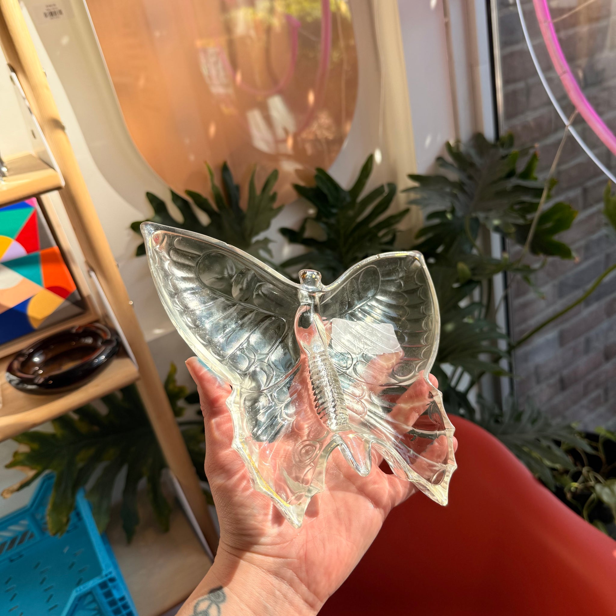 Butterfly Glass Dish