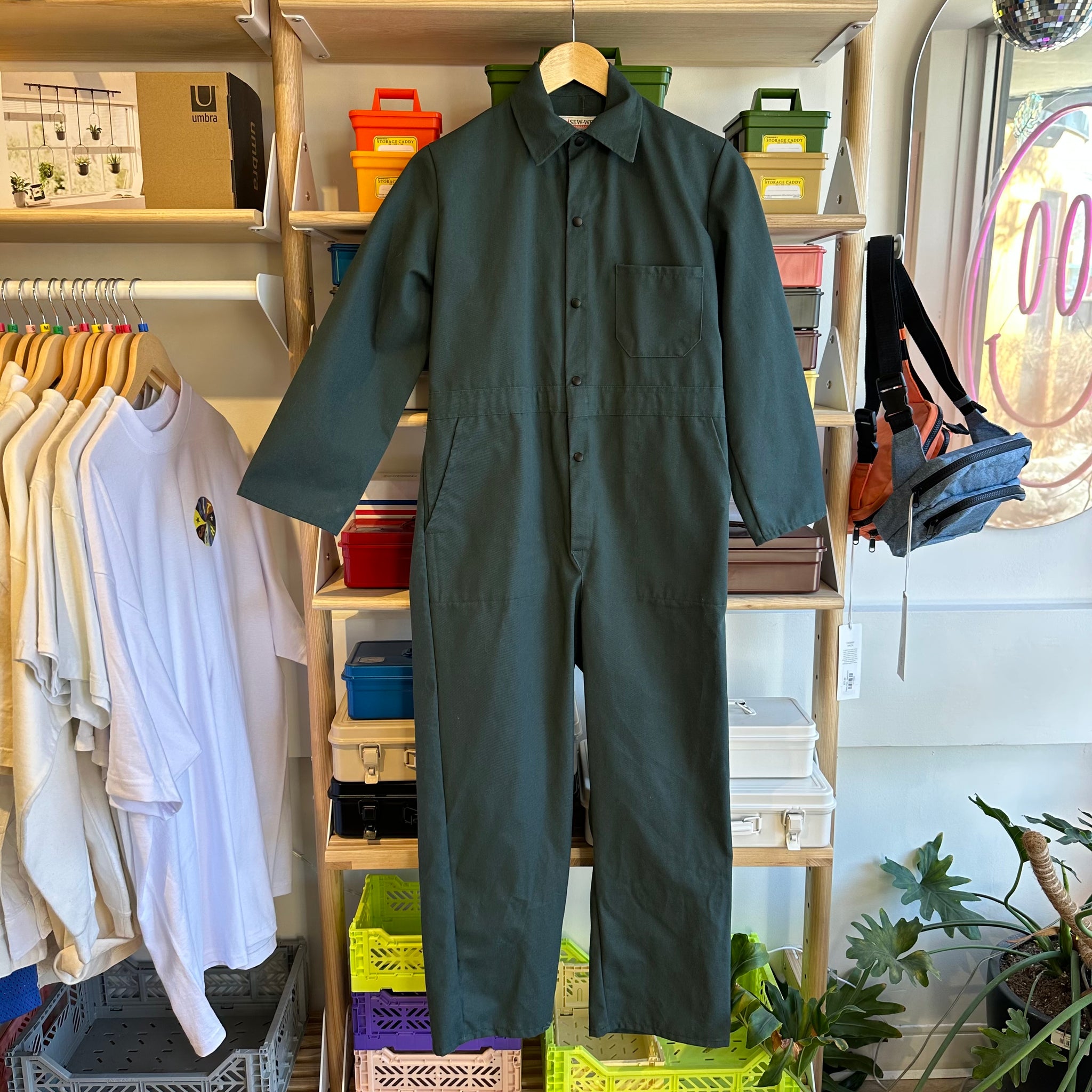 Forest Green Coveralls | S