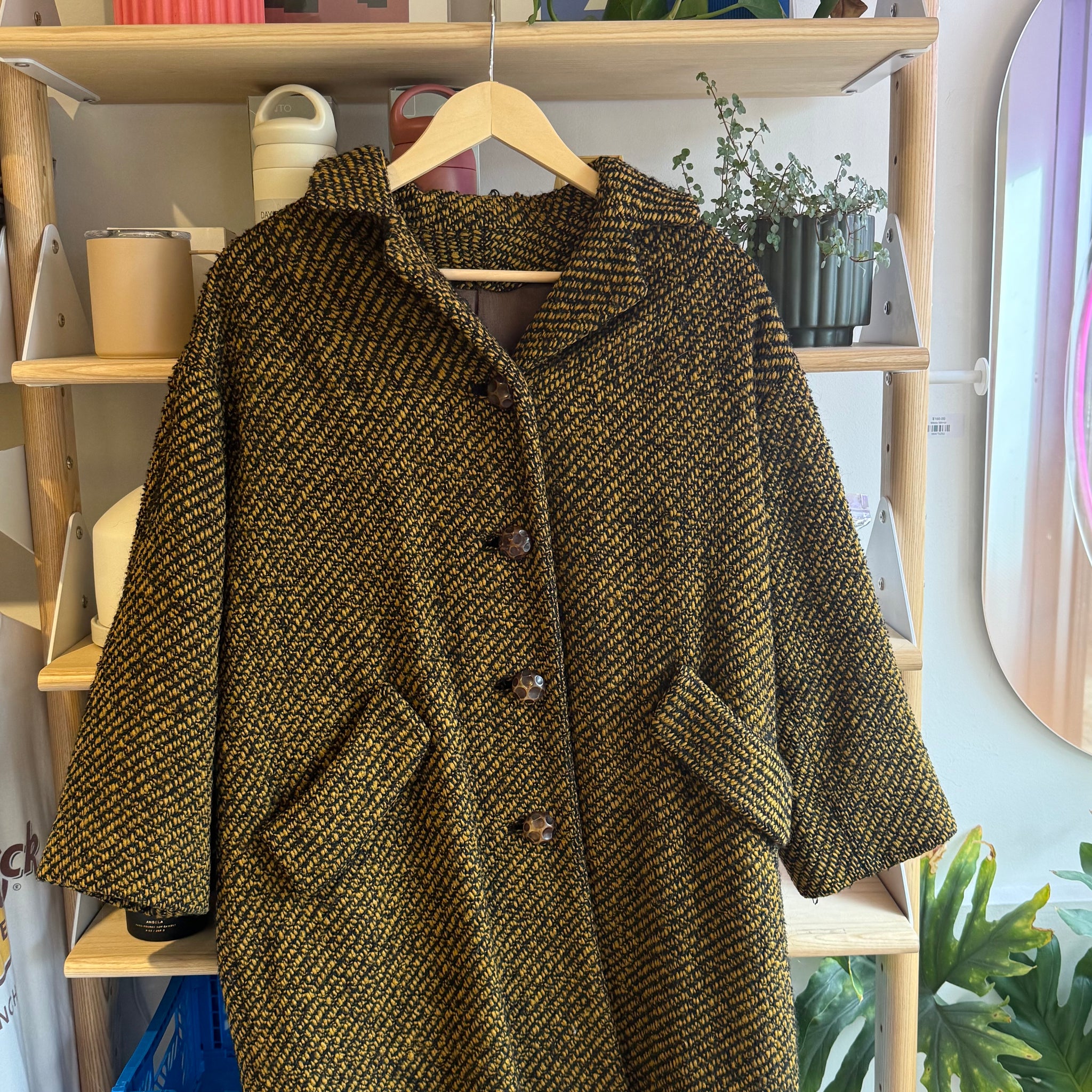 Tweed Wool Jacket | L