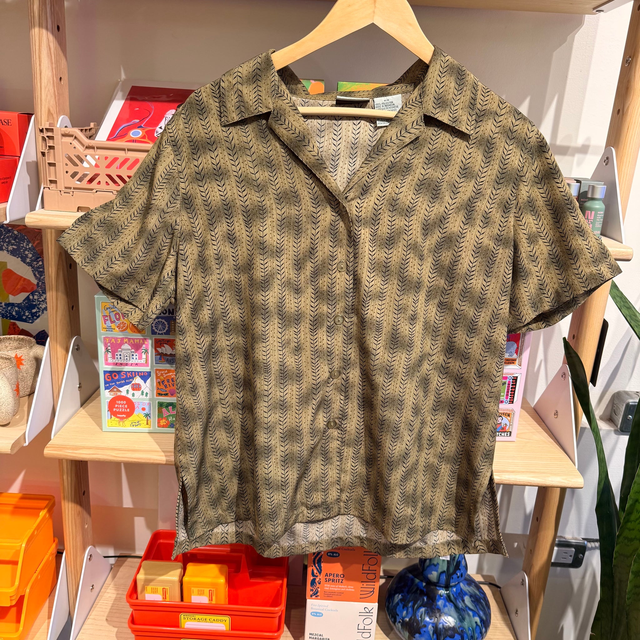 Leaves Button Up | M