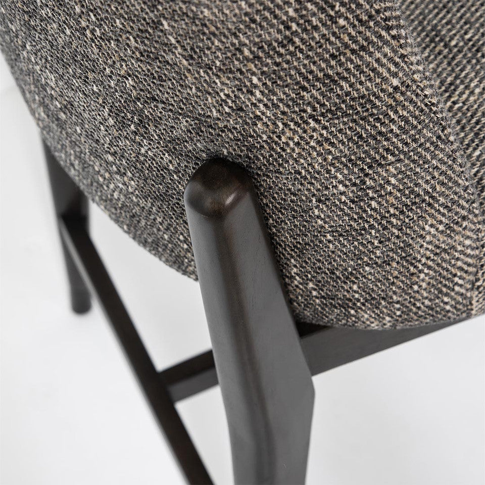Fawcett Counter Stool | Dark Base | Pepper