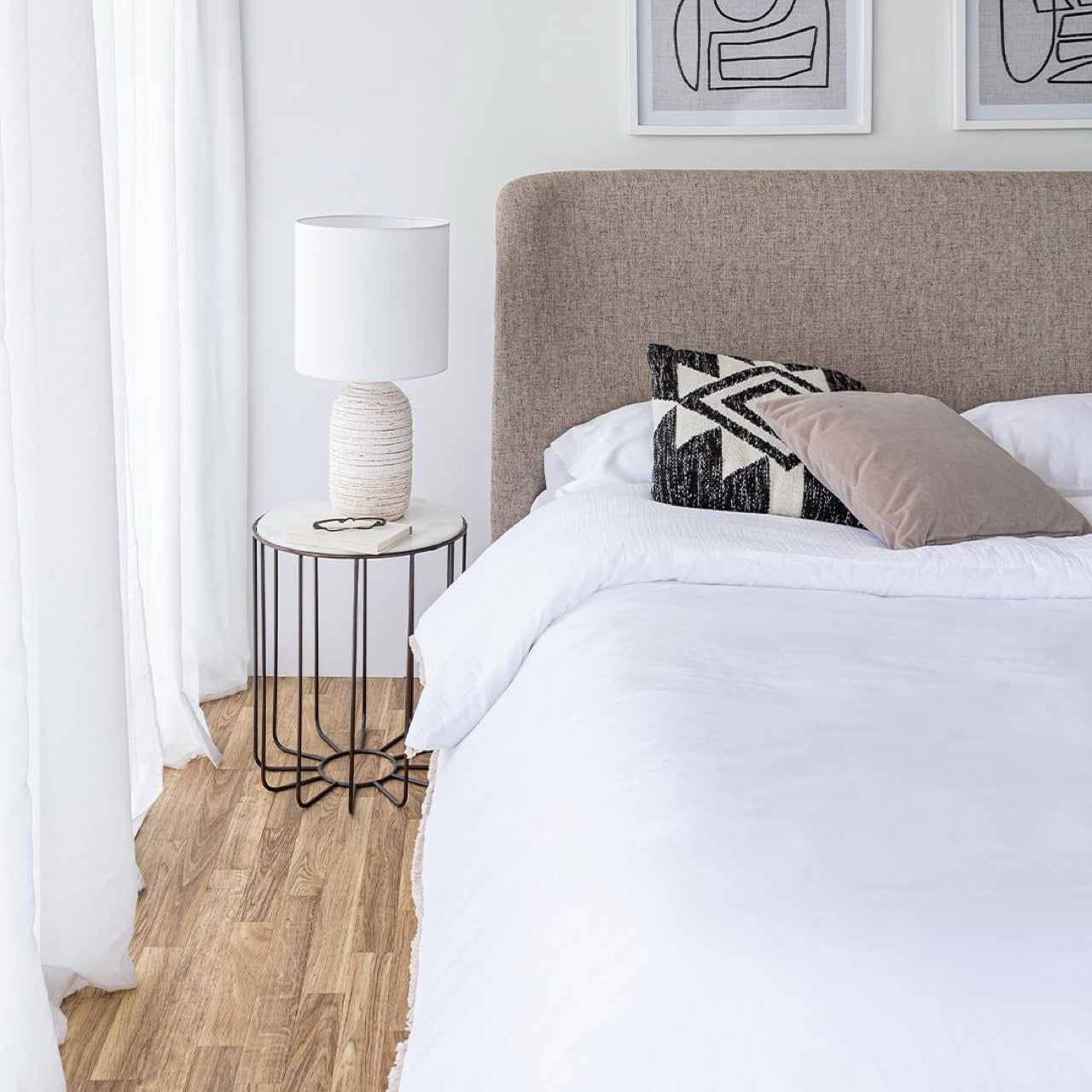 Faye King Bed Short - Perfect Taupe