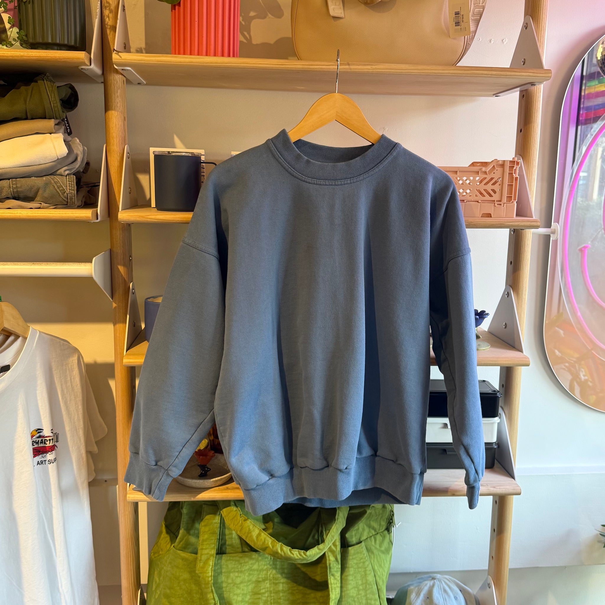 Slate Blue Crewneck | M