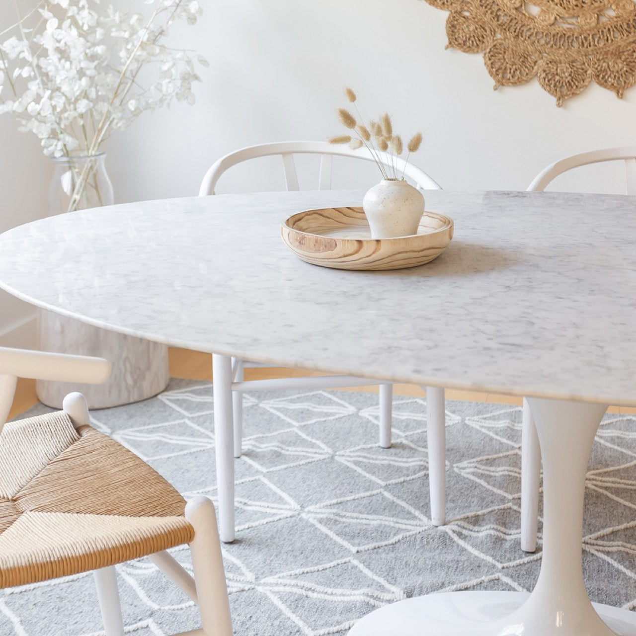 Flute Dining Table - Oval