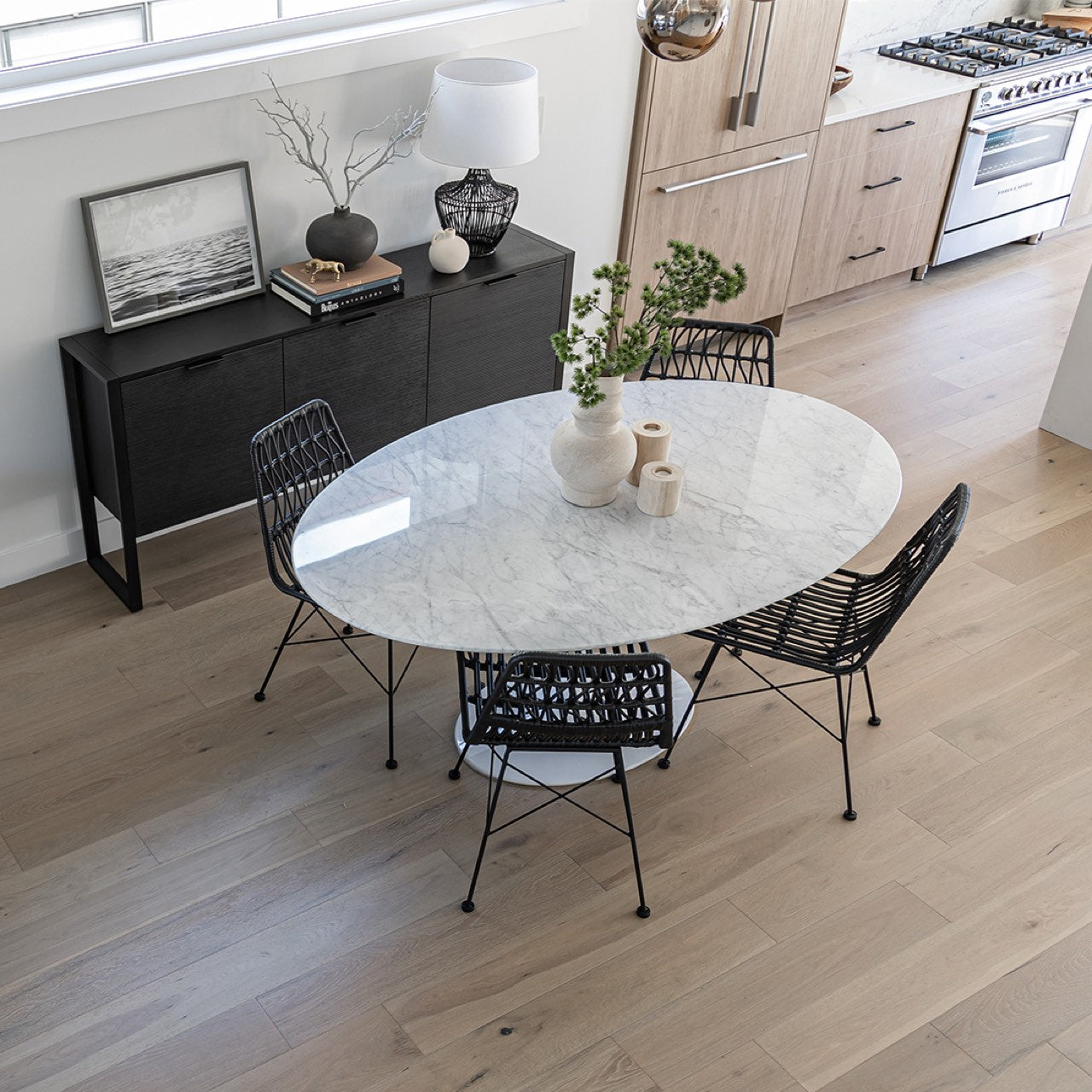 Flute Dining Table - Oval