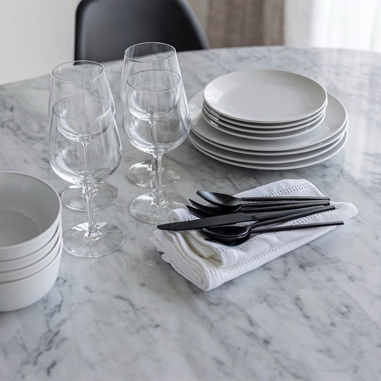 Flute Condo Dining Table - Round