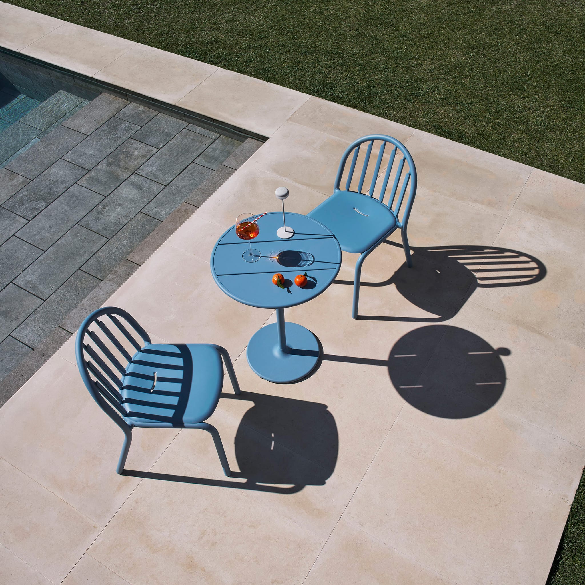Comfortable back slats of Fred’s Chair, designed for long-lasting support during outdoor relaxation.