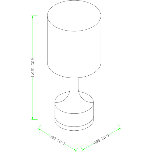 Farris Table Lamp | White