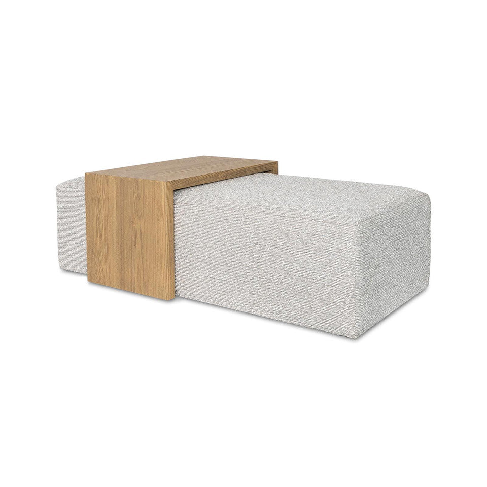 Forest Coffee Ottoman - Heather Natural