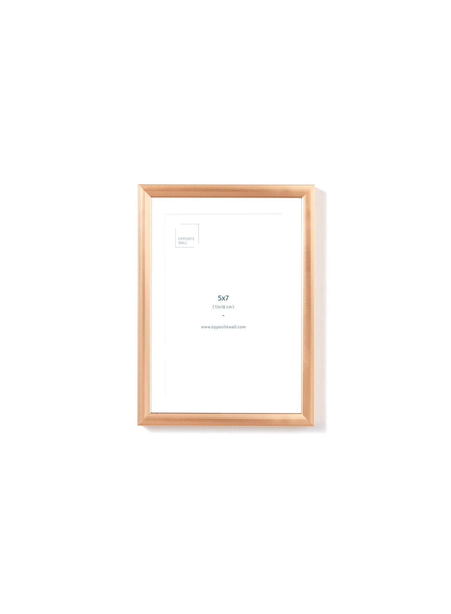Gold Metal Frame, 5x7 in | 13x18 cm